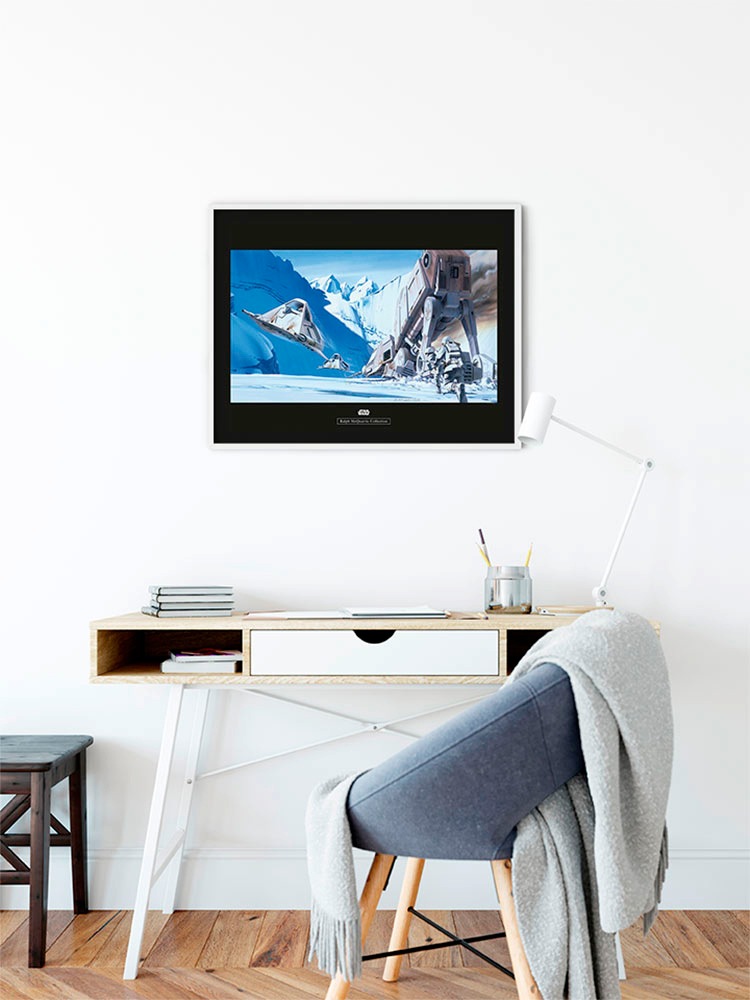 Komar Image »Star Wars Classic RMQ Hoth Battle Snowspeeder« 1 cuis tlg. Wandbild zur Dekoration im Kinderzimmer - ohne Rahmen