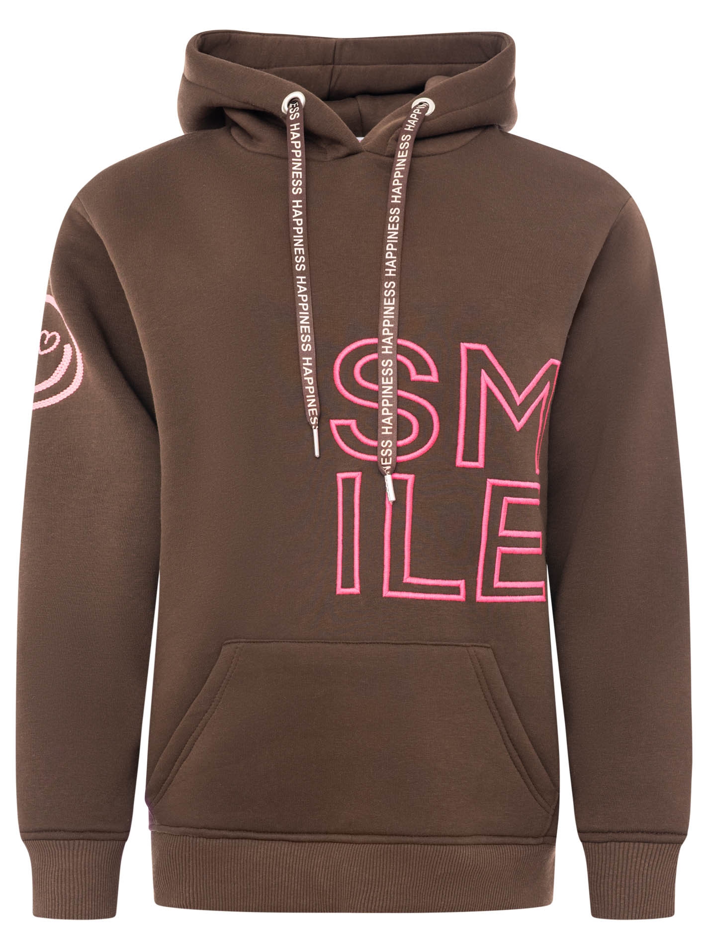 Zwillingsherz Hoodie »"Alissa 2.0"«, avec broderie SMILE devant et derrière
