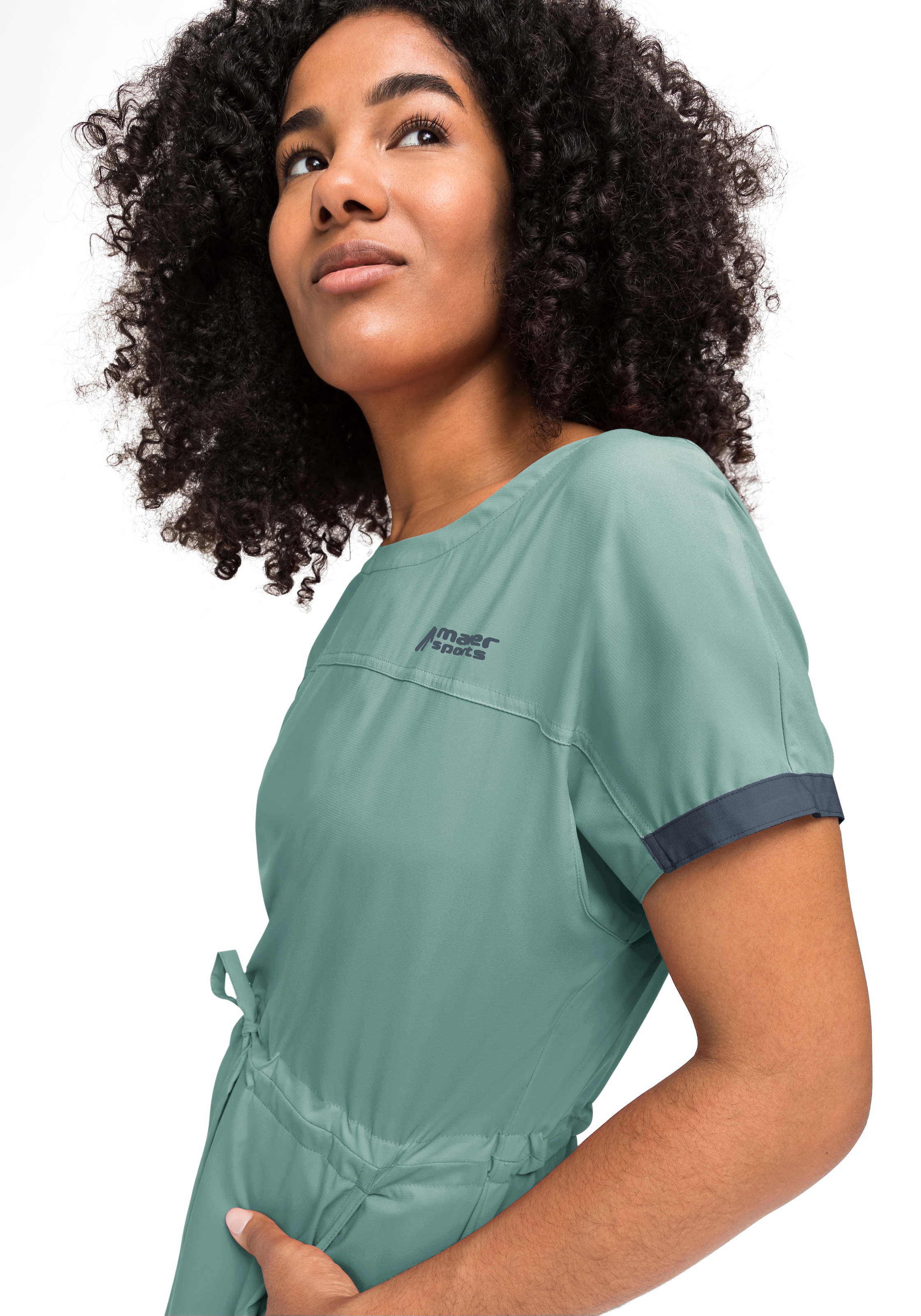 Maier Sports Midikleid »Fortunit Dress 2« Damen Kleid, sportliches Outdoorkleid, atmungsaktiv wasserabweisend