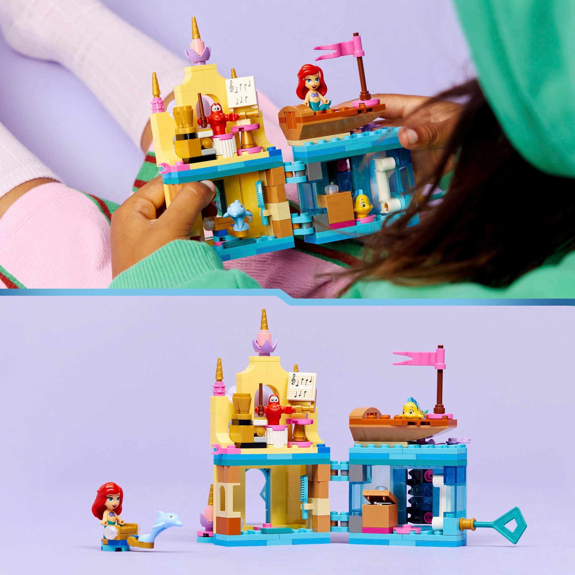 LEGO® Pions de construction »Arielles Magisches Mini-Schloss (43285), LEGO Disney Princess« Made in Europe