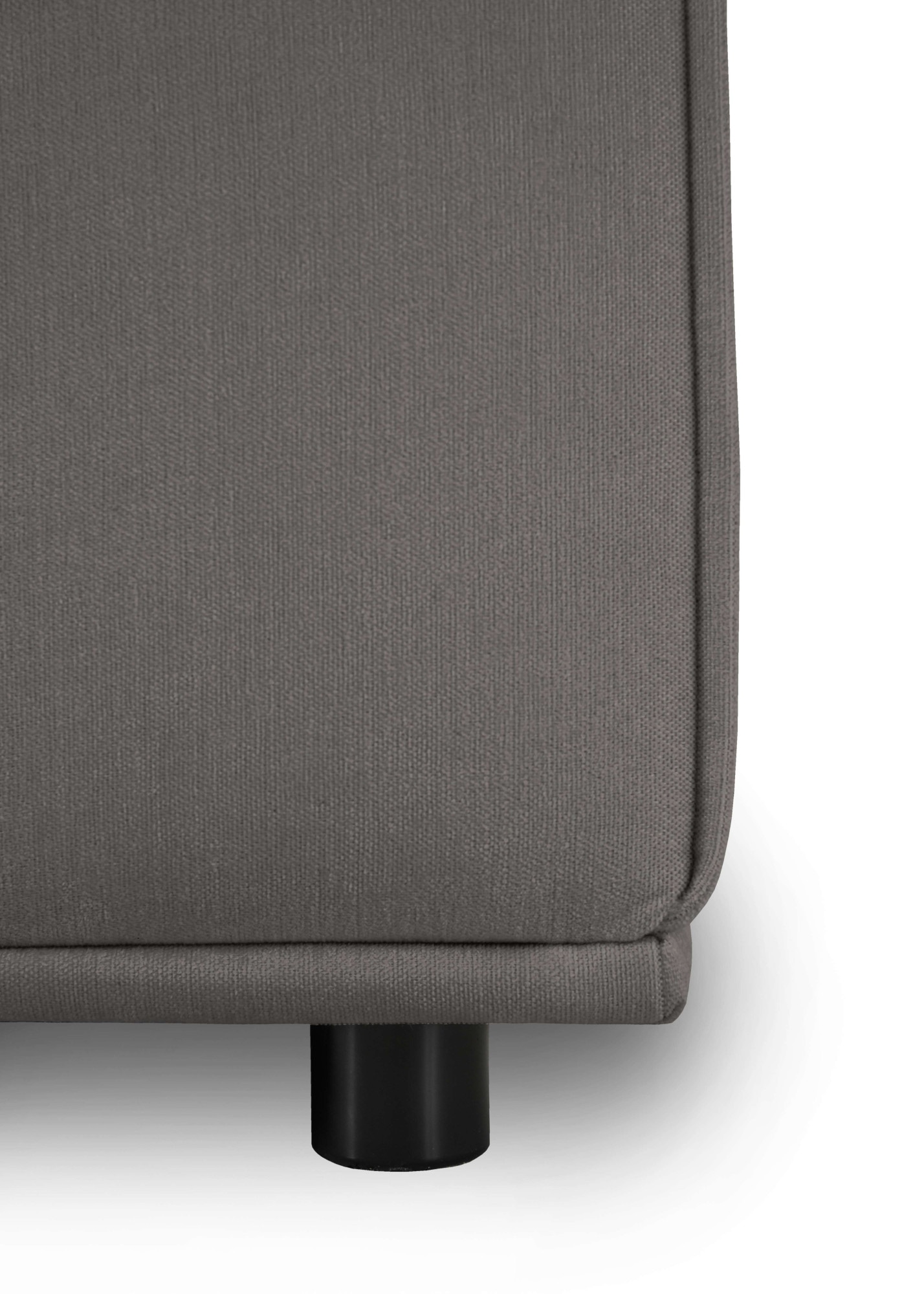 Home affaire Canapé d'angle »Avelin, 228 cm, L-Form, Chenille, Struktur-Boucle« mit Wellenunterfederung, Kedernaht, bodentief, Skandi-Design