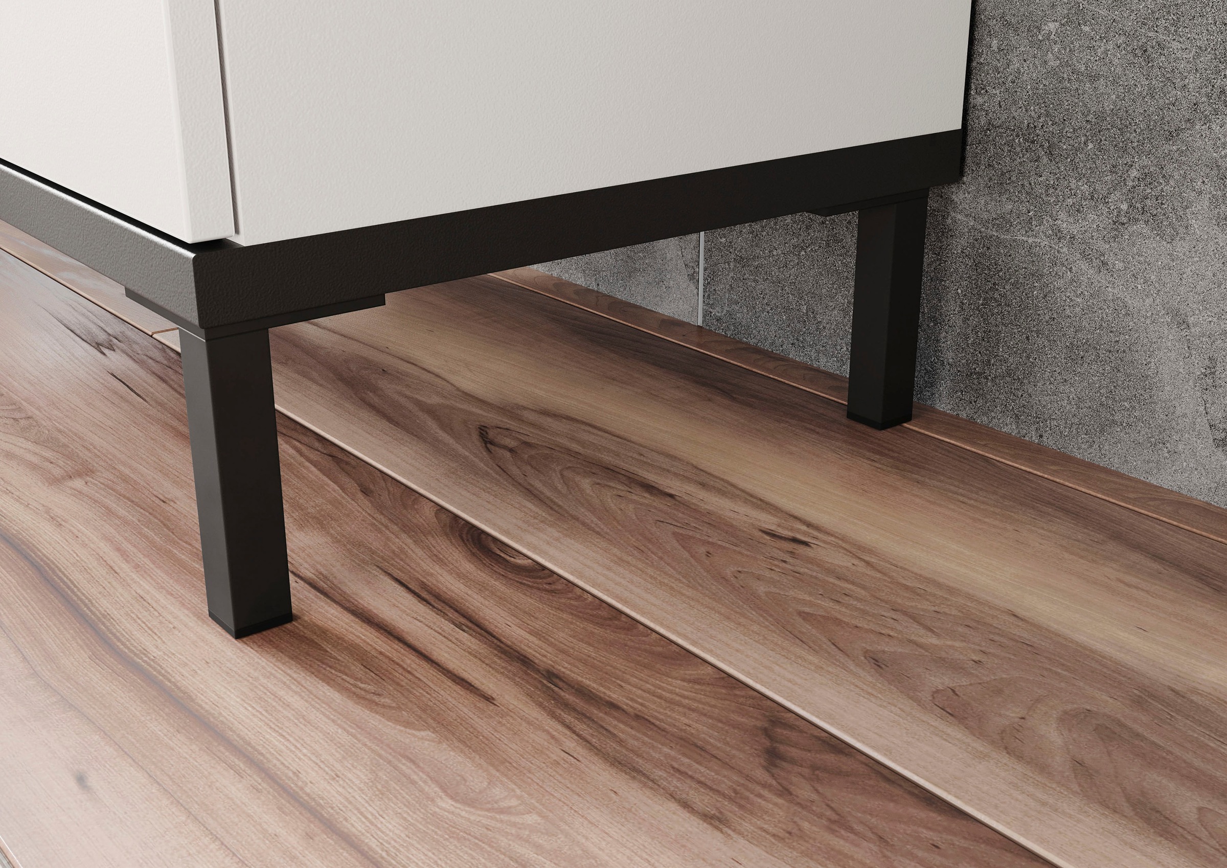 GERMANIA Armoire intermédiaire »Yonkers« Melaminharzbeschichtung, Hochwertige ABS-Kanten, Steggriffe