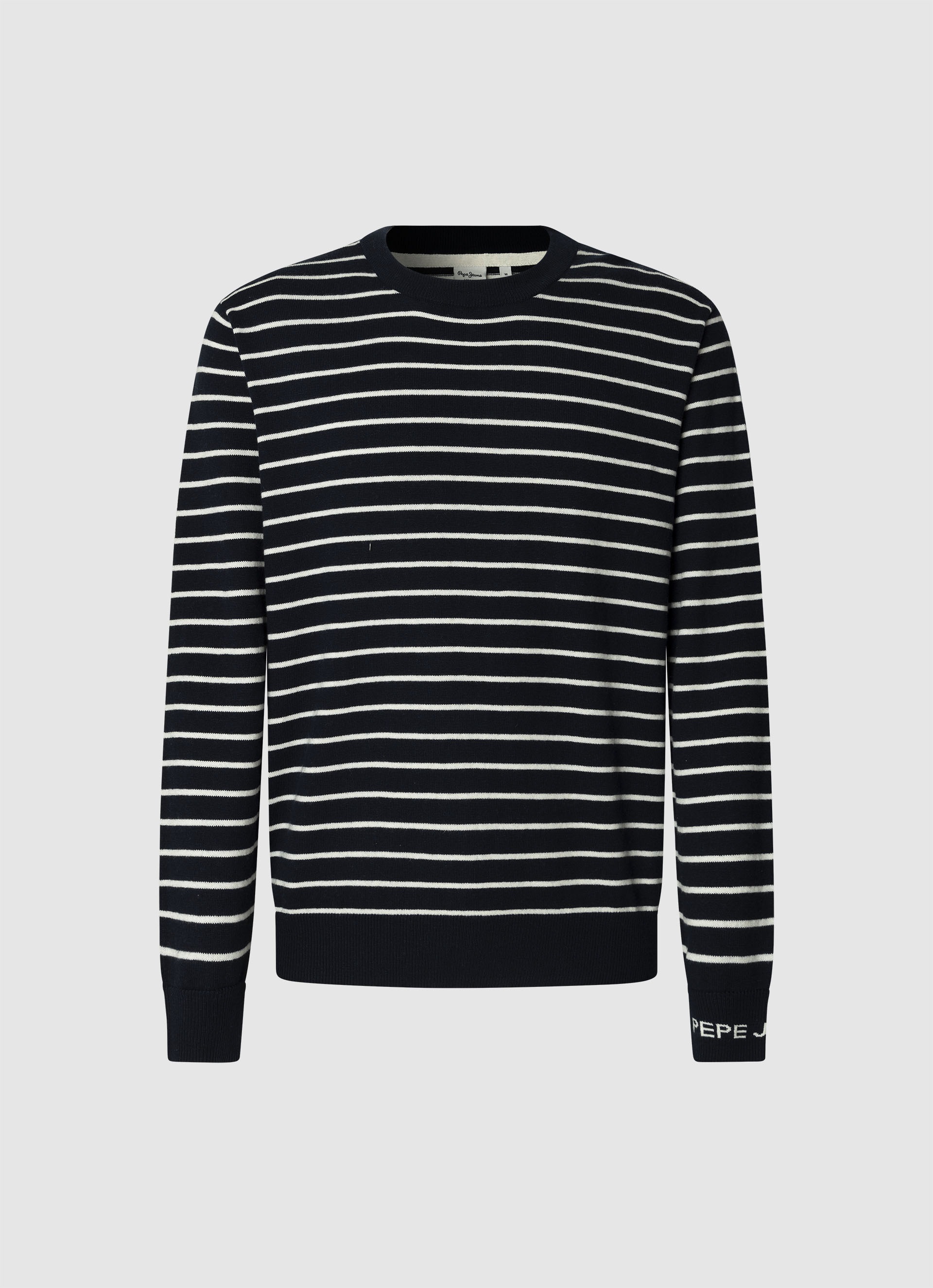 Pepe Jeans Pull à col rond »ANDRE STRIPES« mit Kaschmir-Anteil, gestreift