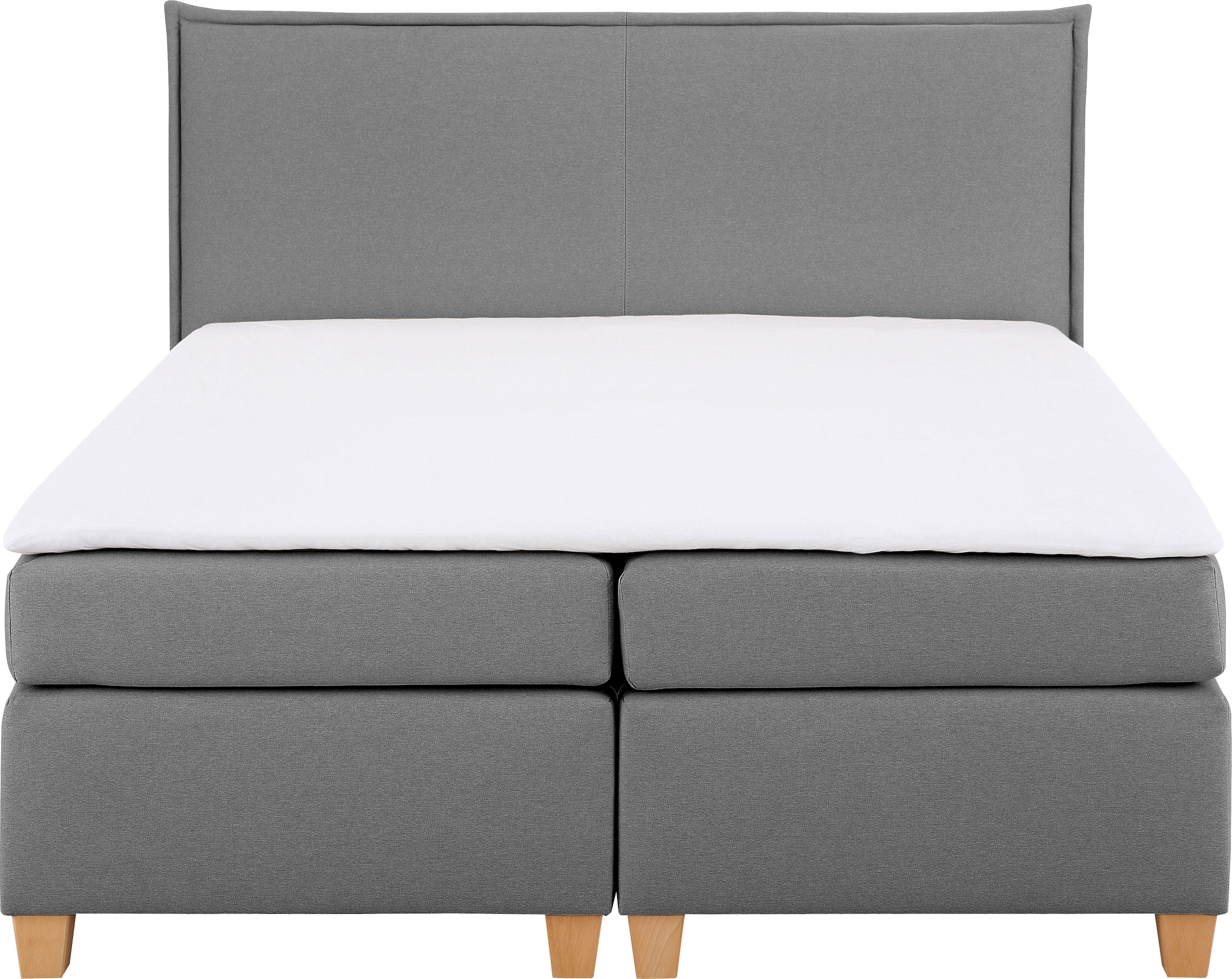 Home affaire Lit boxspring »Houssay« inkl. Topper, 5 Breiten, 2 Härtegraden auch in Überlänge 220 cm