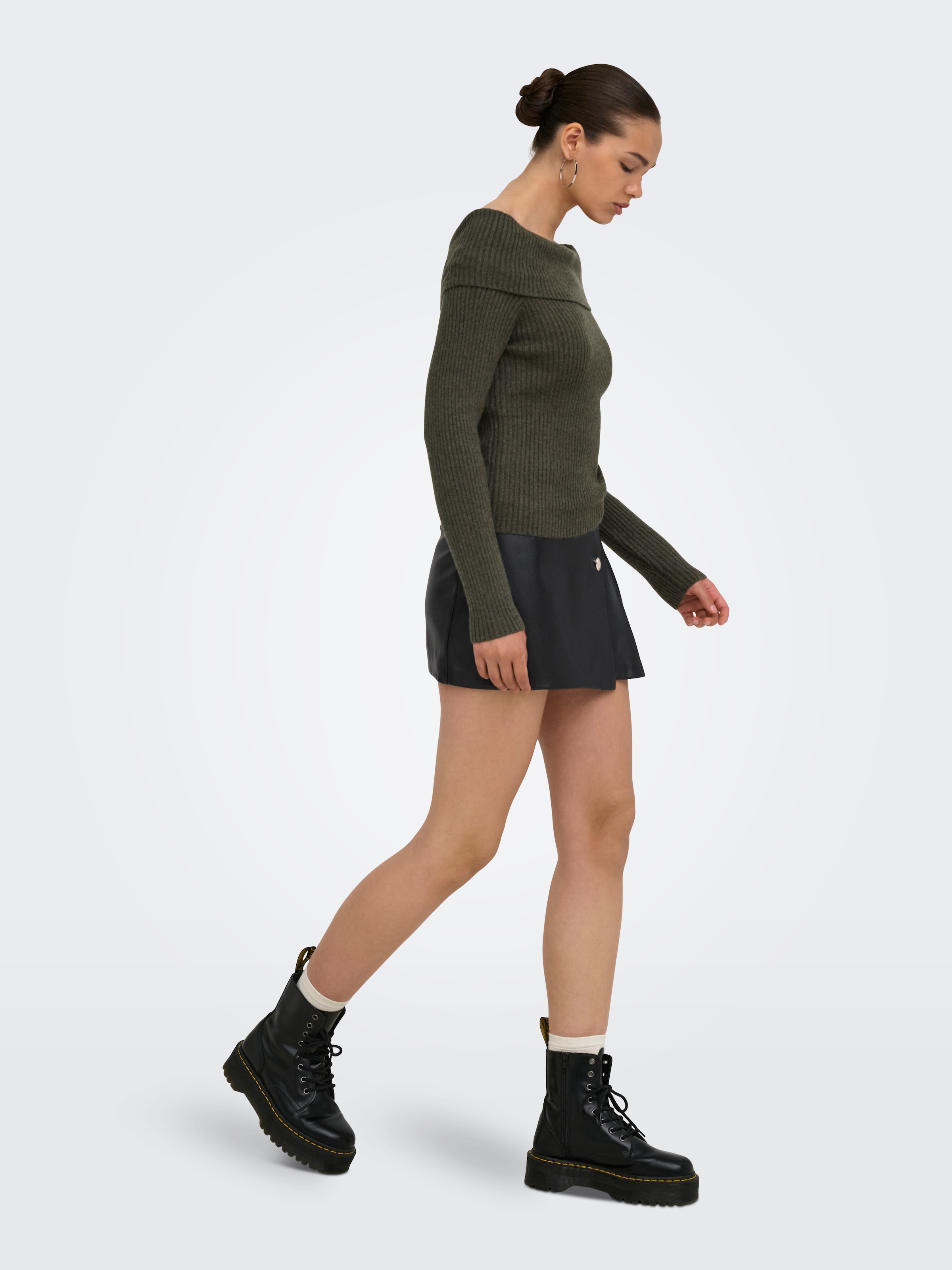 ONLY Jupe en similicuir »ONLSTORY HW FAUX LEA SKIRT CC PNT« similicuir