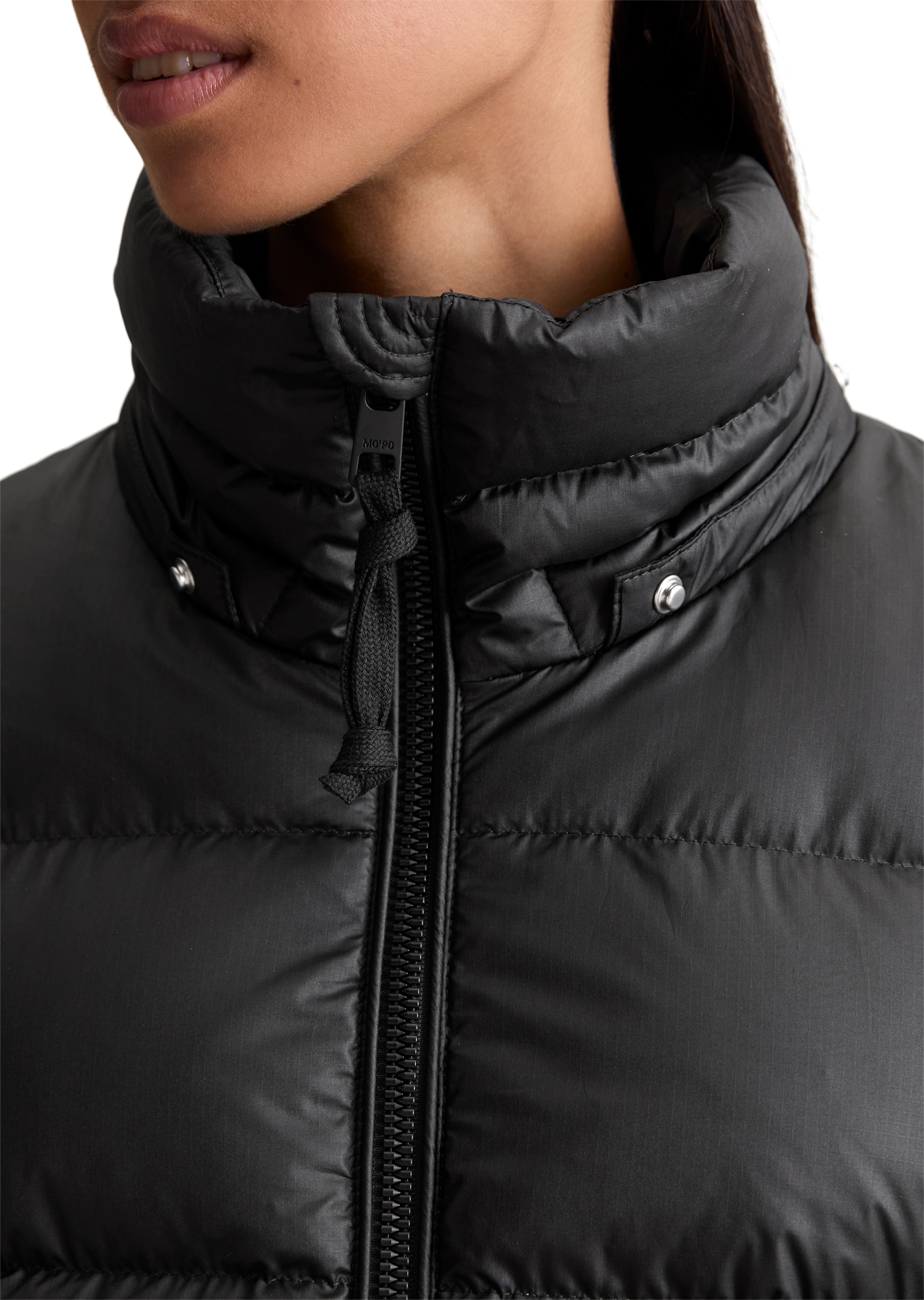 Marc O'Polo DENIM Veste matelassée mit Kapuze Winterjacke, regular fit, Stehkragen, abnehmbare Kapuze