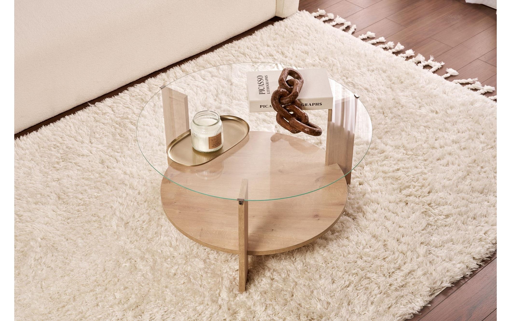   Table basse »Clara Sapphire Oak 75 x 40 cm«