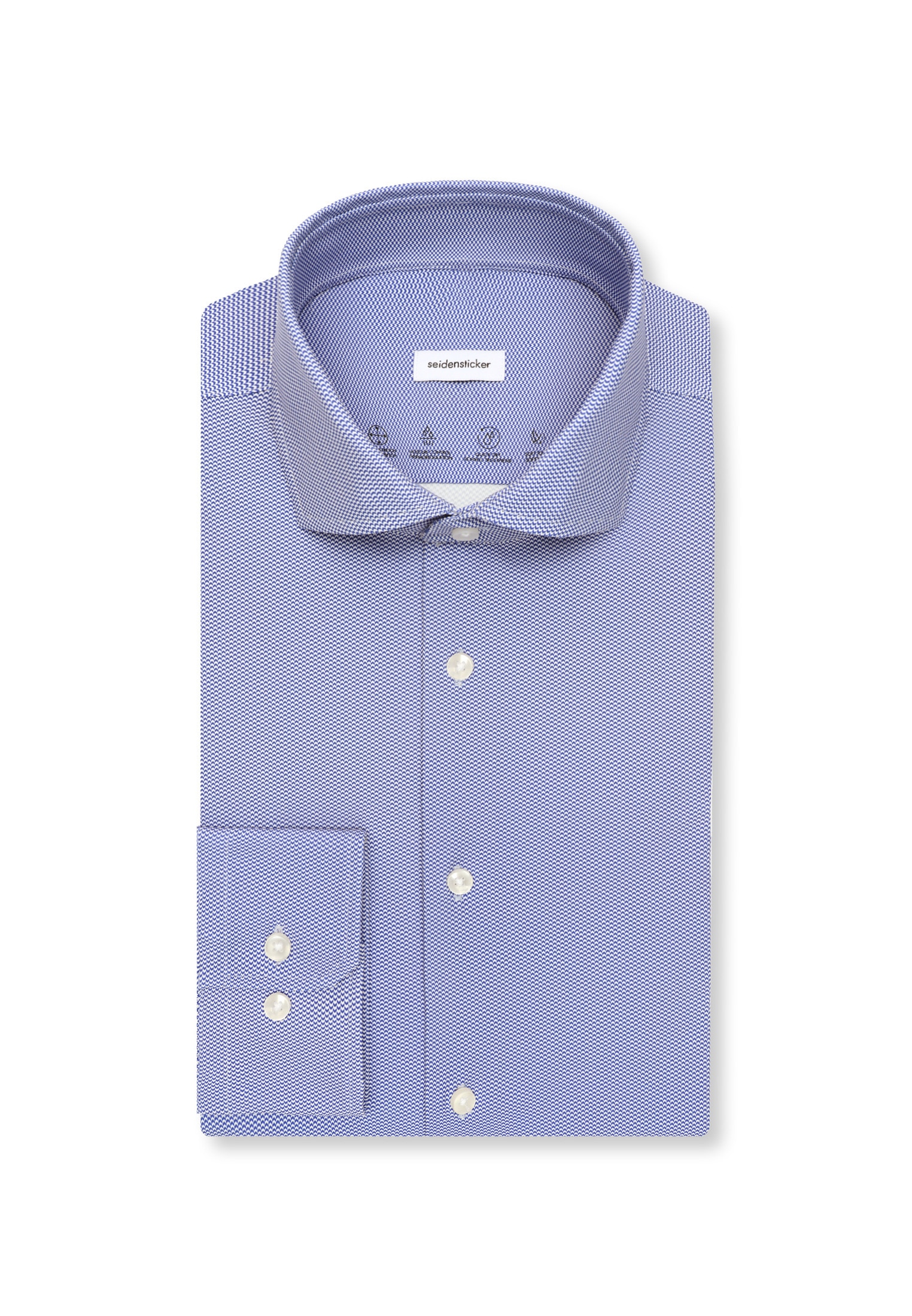 seidensticker Businesshemd »Schwarze Rose« Slim 1/1 Kentkragen Druck