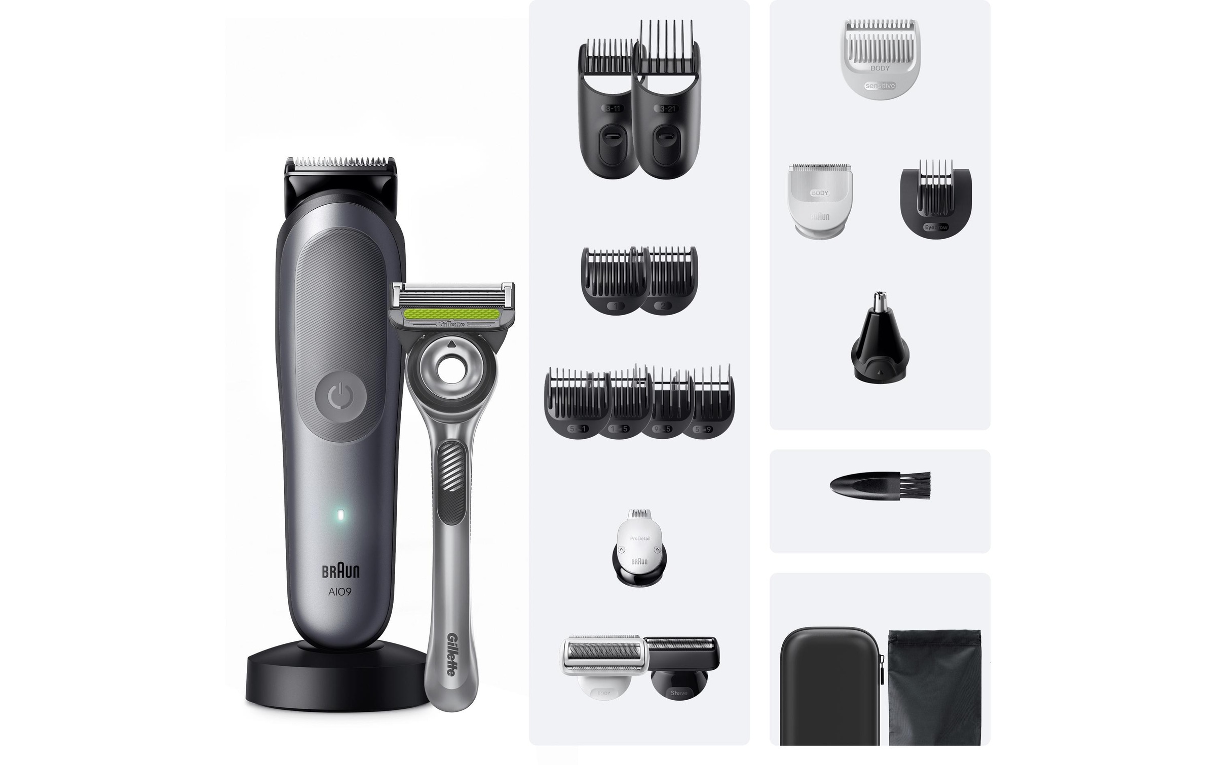 Braun Tondeuse à cheveux et à barbe »Series9 All-In-One Style Kit AIO9540«