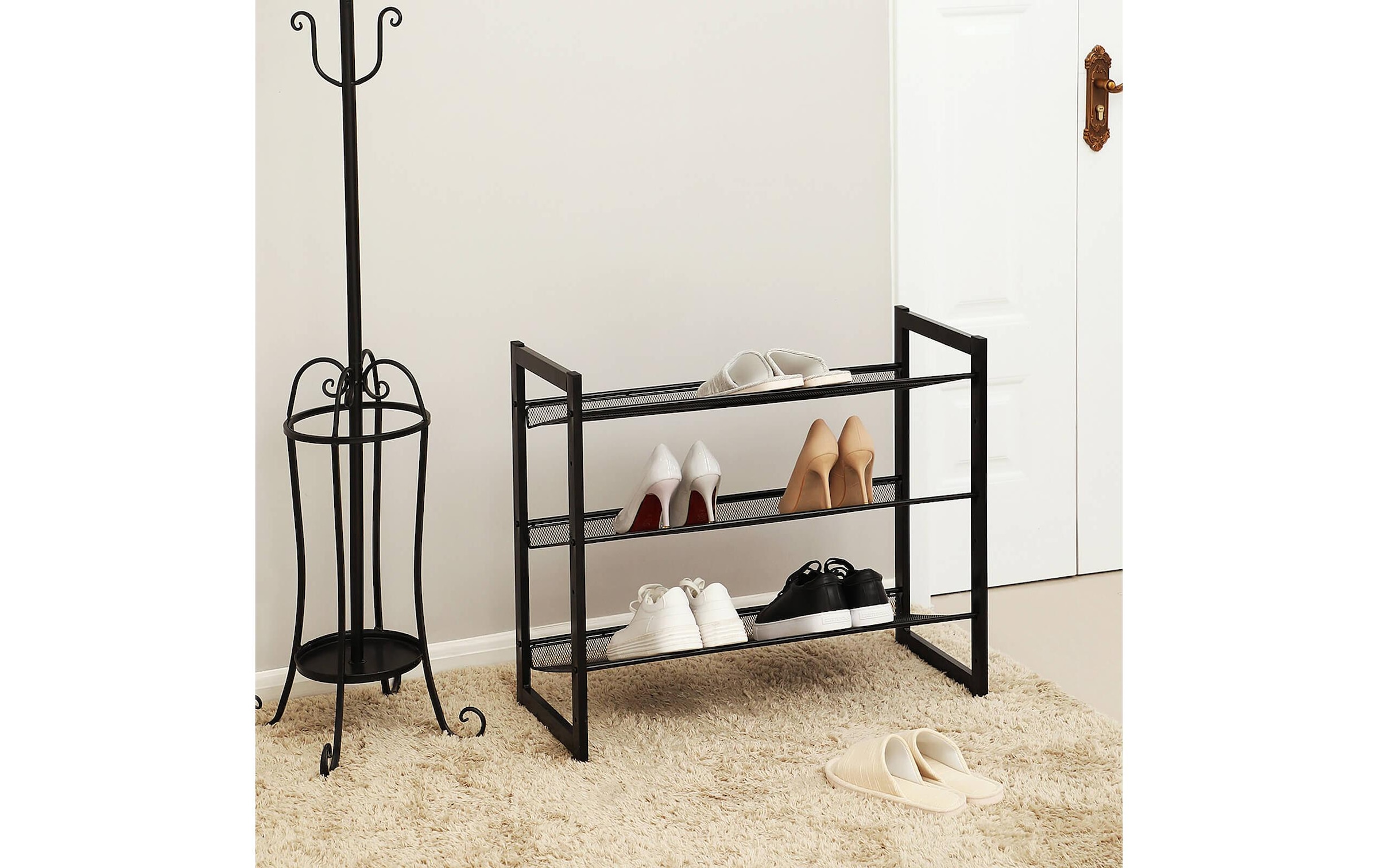 SONGMICS Schuhregal »mit 3 Ablagen 30,5 x 61.5 cm«