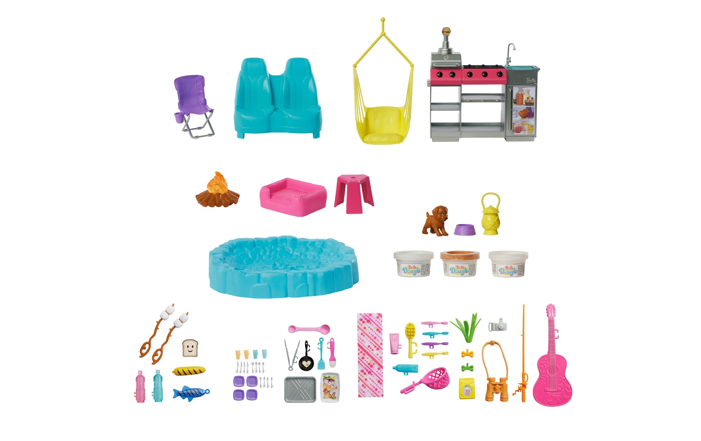 Barbie Spielwelt »Super Abenteuer-Camper Spielset mit Dachzelt«