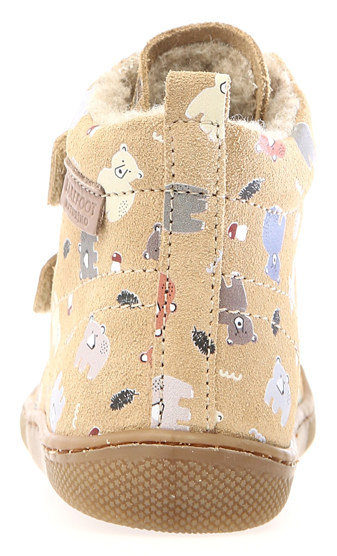 Naturino Lauflernschuh »Wigghi«  Barfussschuh mit Lamas bedruckt, Grössenschablone zum Download