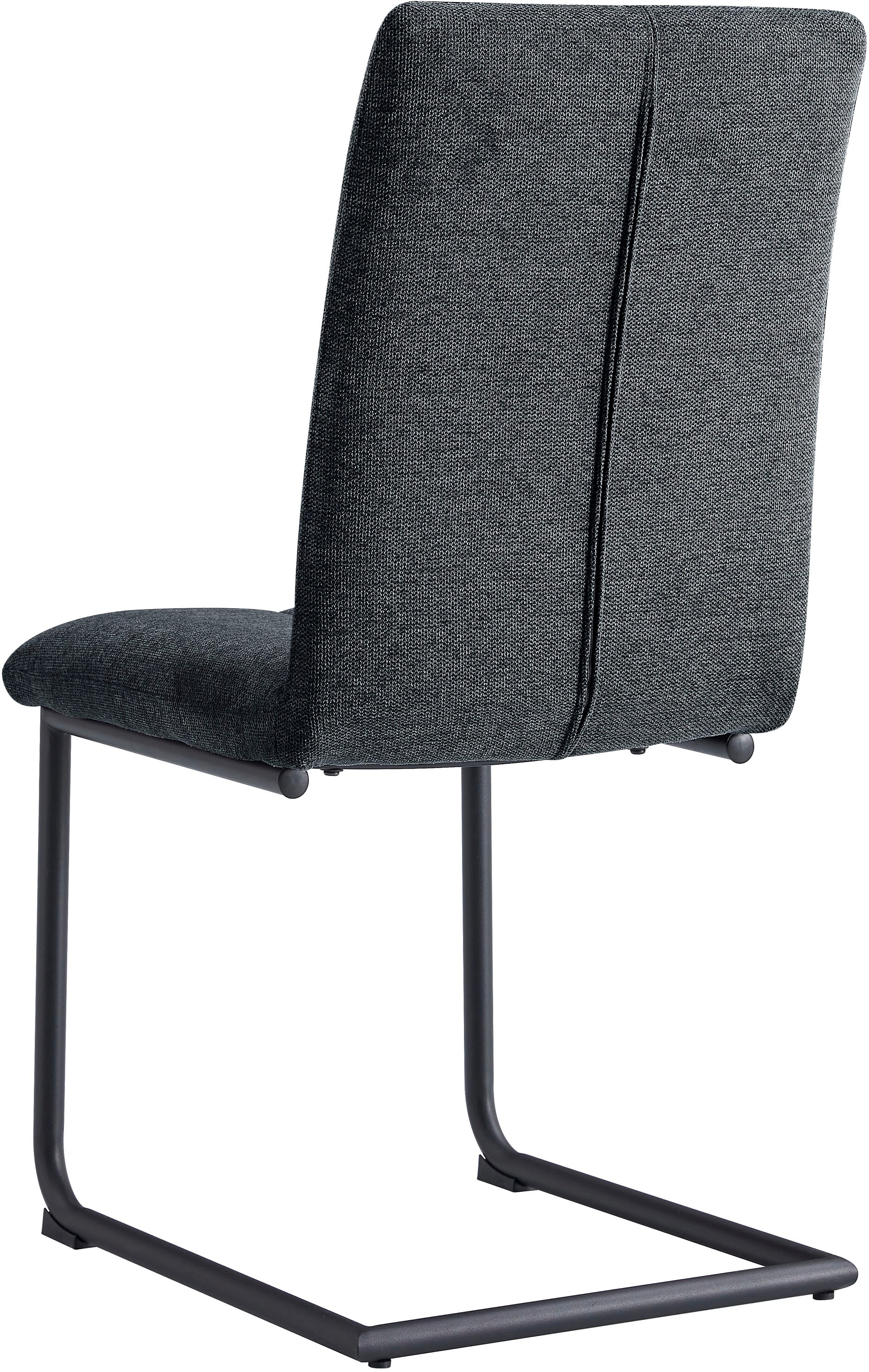 Duo Collection Chaise de salle à manger »Emmy Freischwinger« (Ensemble) 4 cuisrevêtement robuste, glissières de pieds pour la sécurité, supporte jusqu’à 110 kg