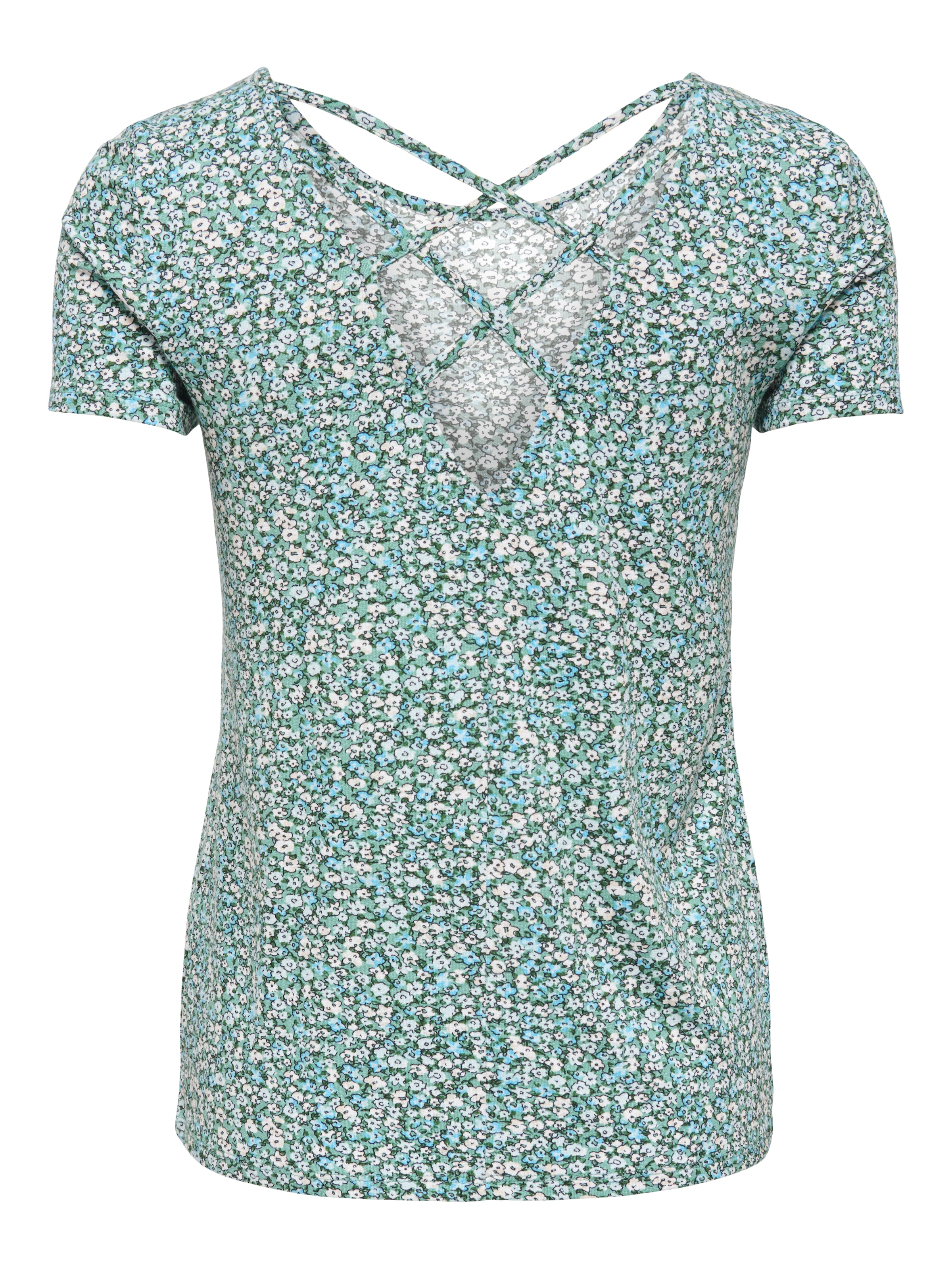 ONLY T-shirt à manches courtes »ONLBERA BACK LACE UP S/S TOP JRS NOOS«