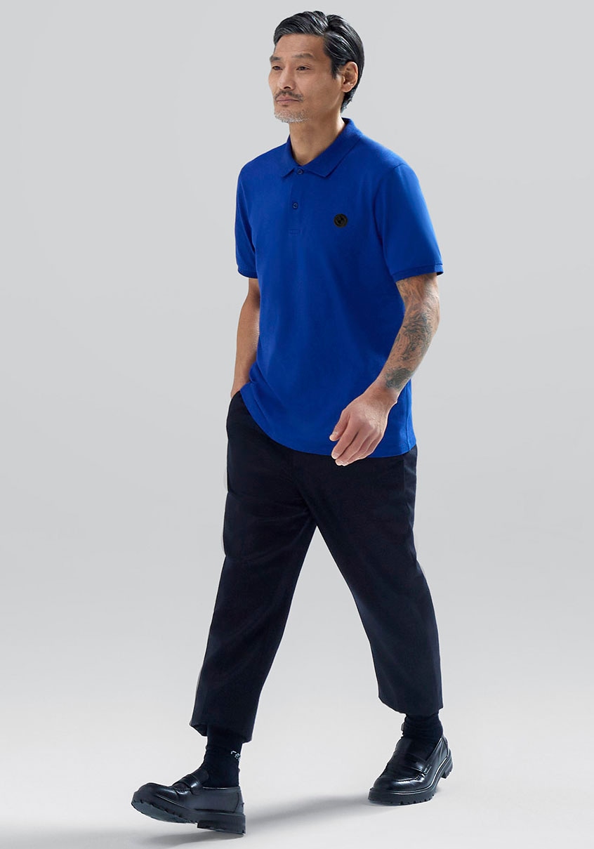 BMW Poloshirt mit Logoprägung auf Brusthöhe