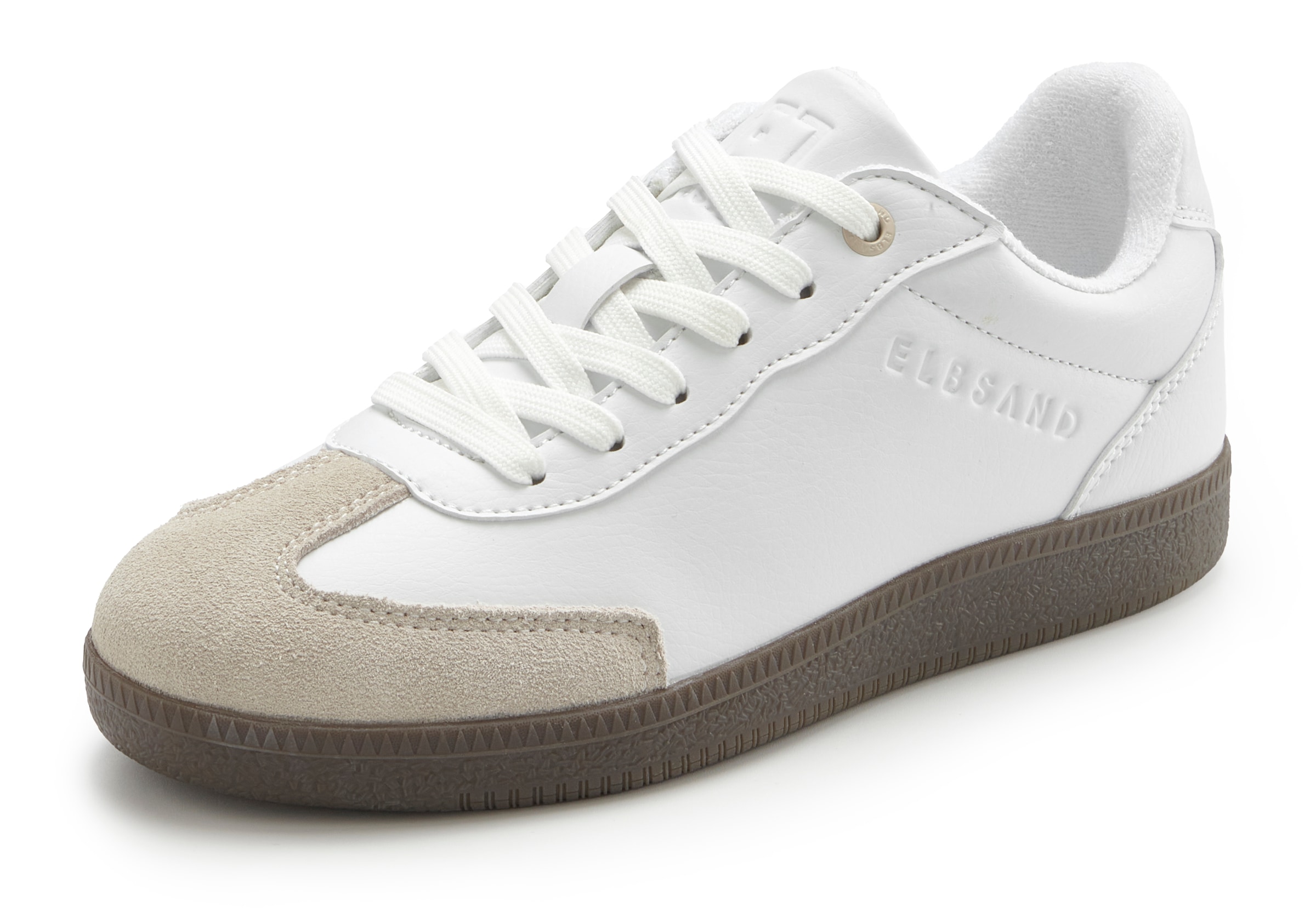 Elbsand Sneaker »Freizeitschuh«  Retro Sneaker, Halbschuh, Schnürschuh mit Lederanteil