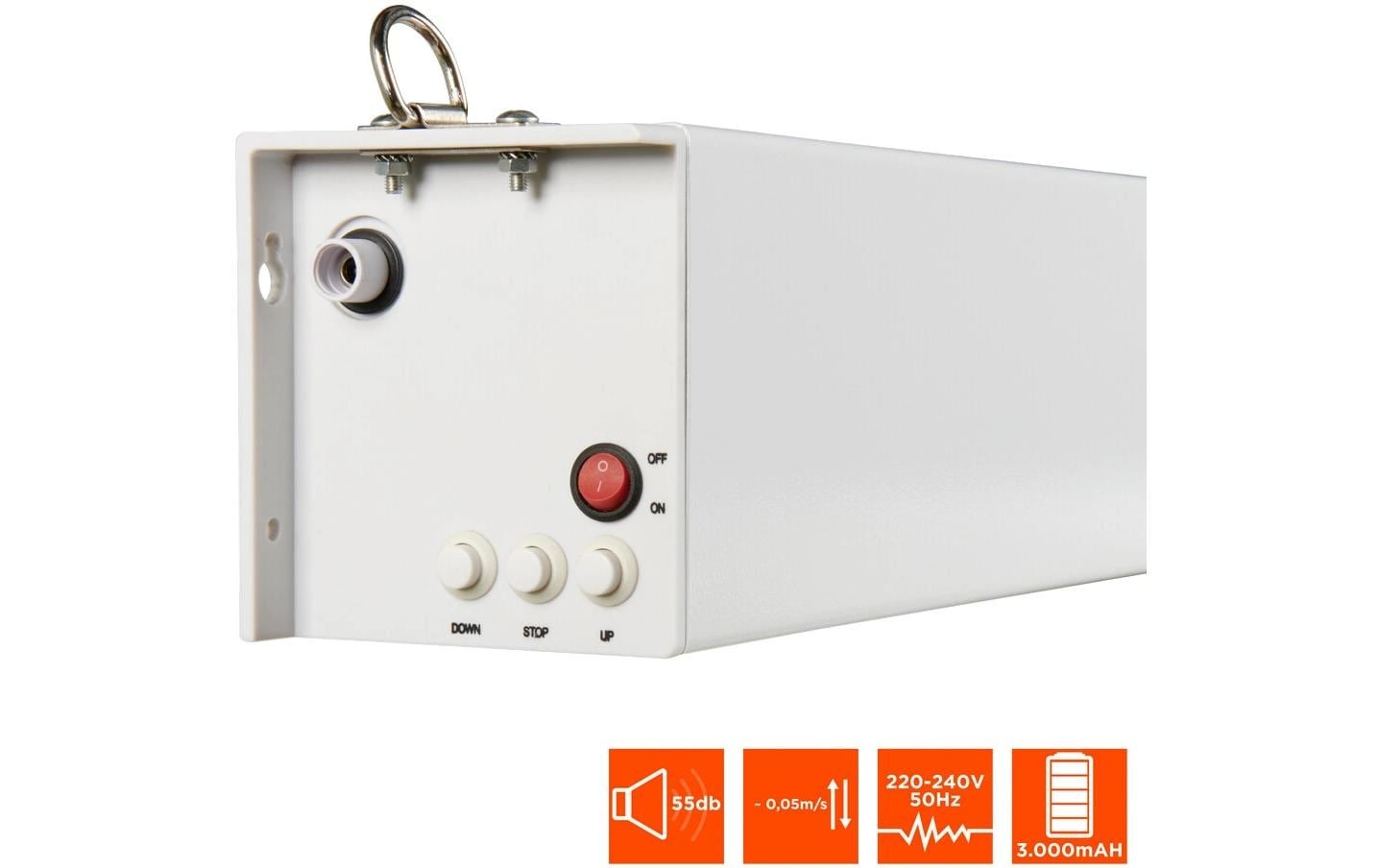 Celexon Motorleinwand »Batterie V2.0 Motor Pro Plus 300x169 cm«