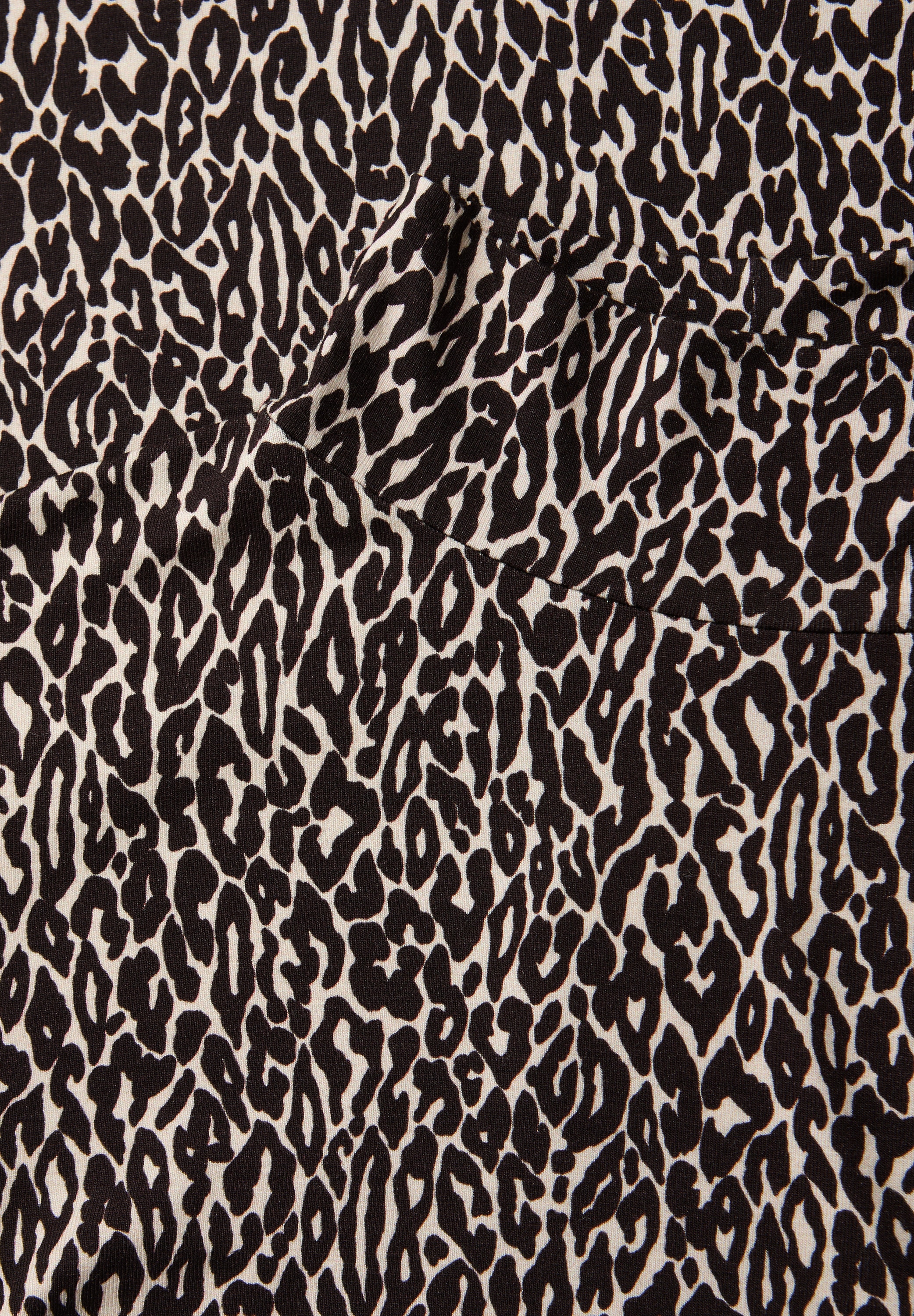 STREET ONE Langarmshirt mit Leo-Animal-Print
