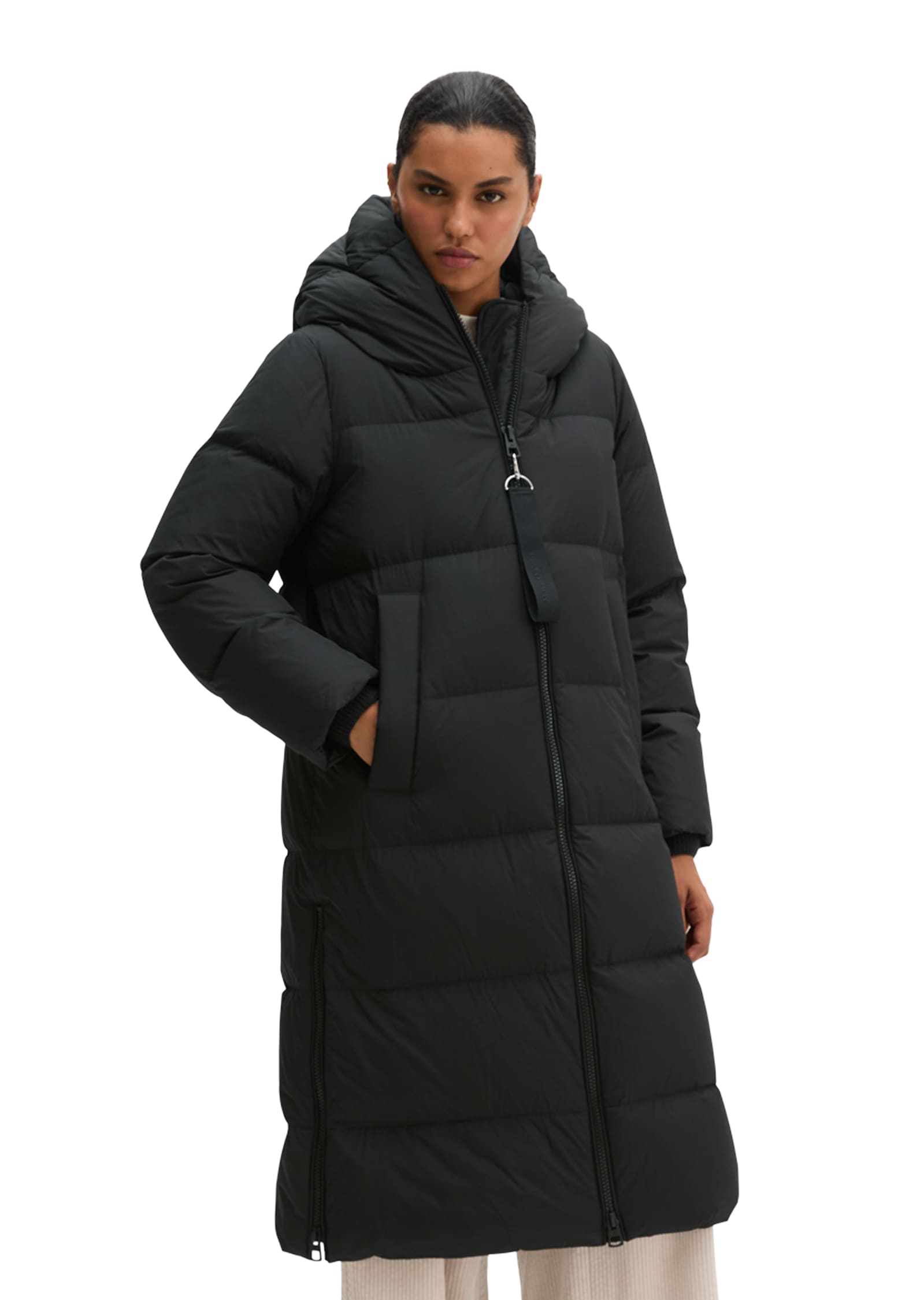 Marc O'Polo Manteau en duvet avec fermeture éclair bidirectionnelle et fermetures latérales