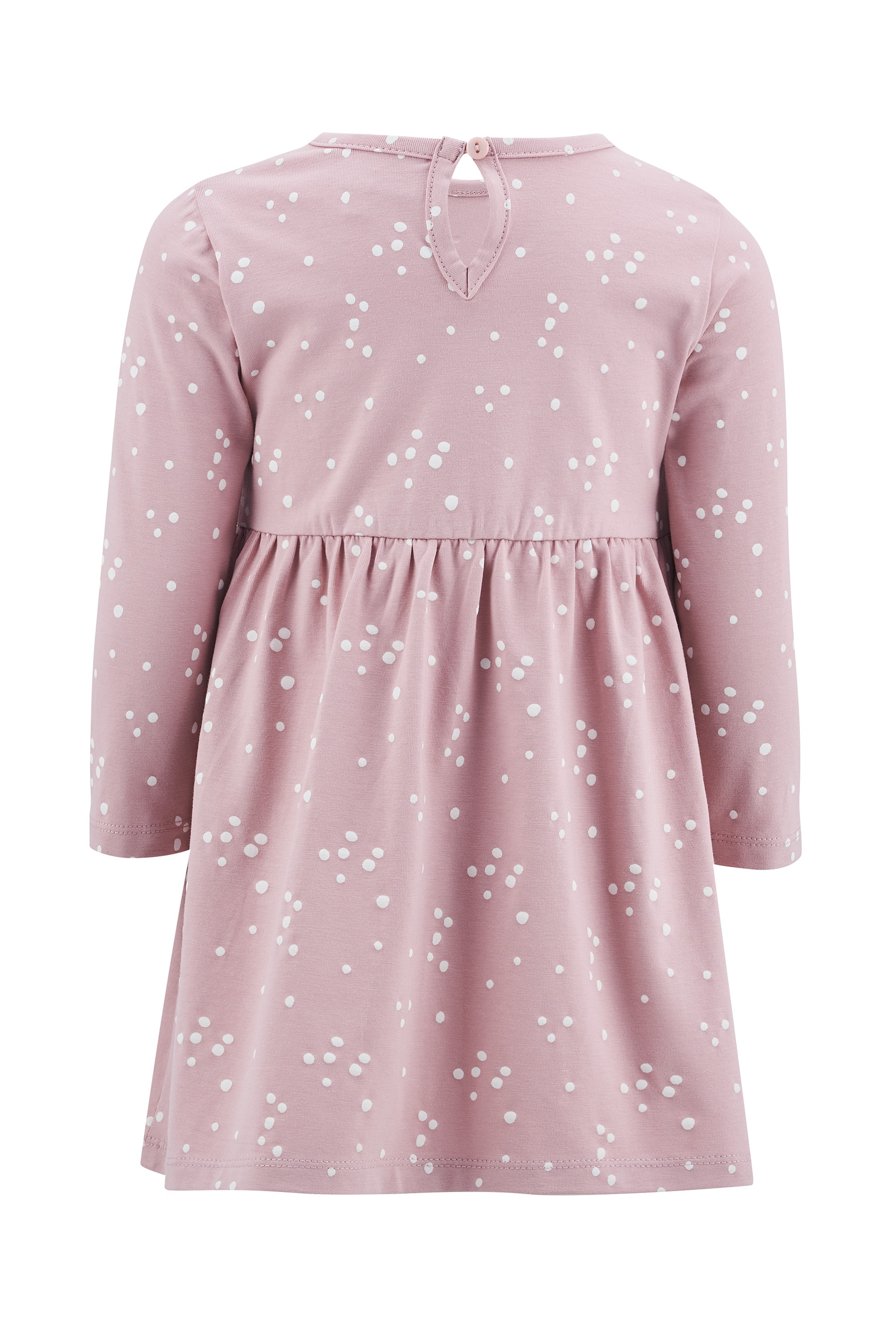 happy girls Robe en jersey mélange de coton, appliques licorne