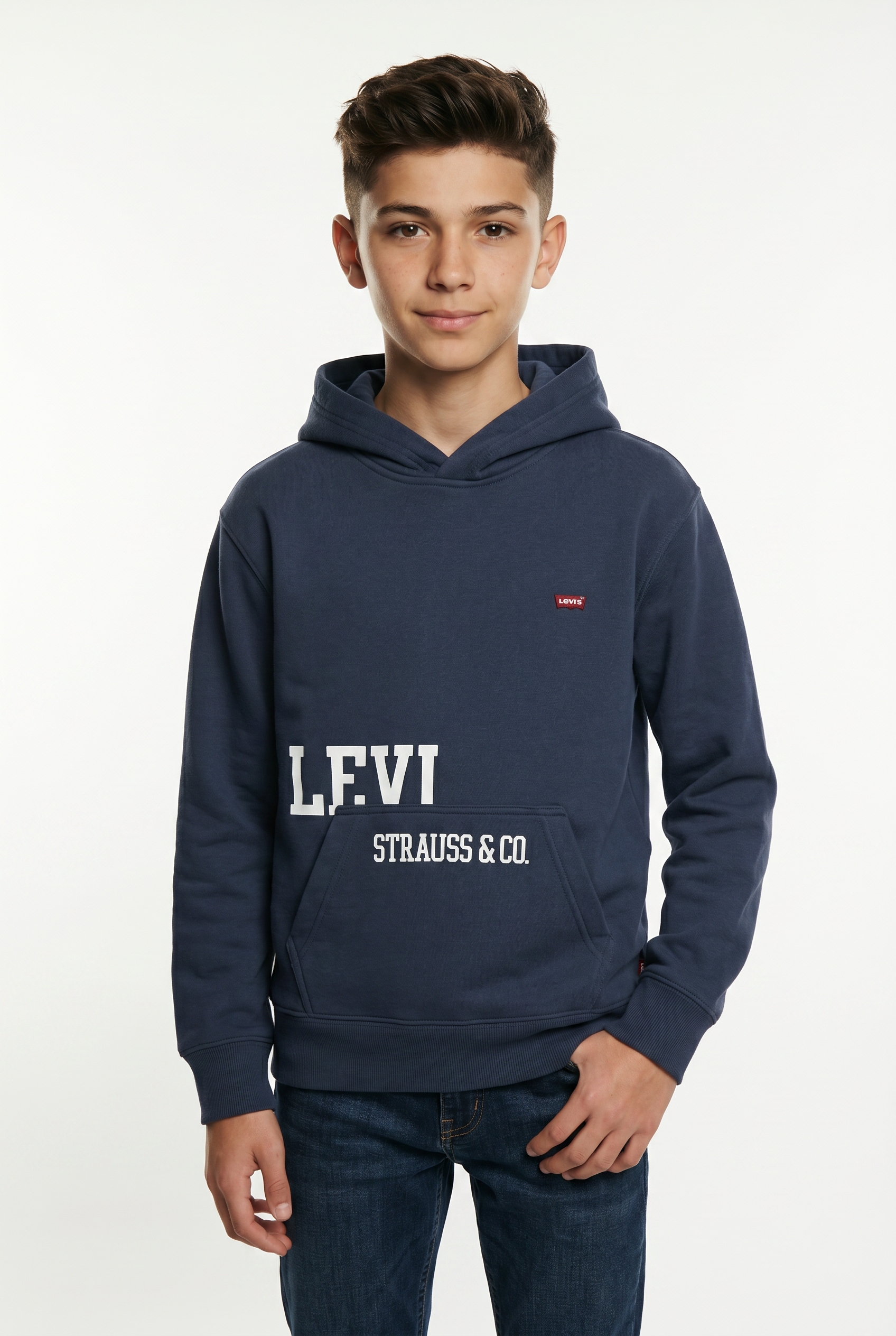 Levi's® Kids Kapuzensweatshirt »LVB CUTOFF LEVI'S HOODIE«, mit Markenprint

