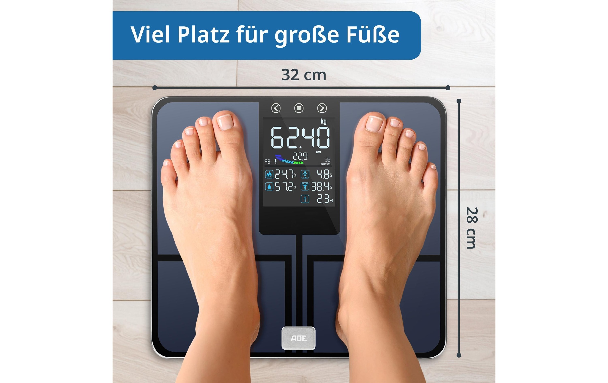 ADE Pèse-personne »Emmy« Diagnosewaage