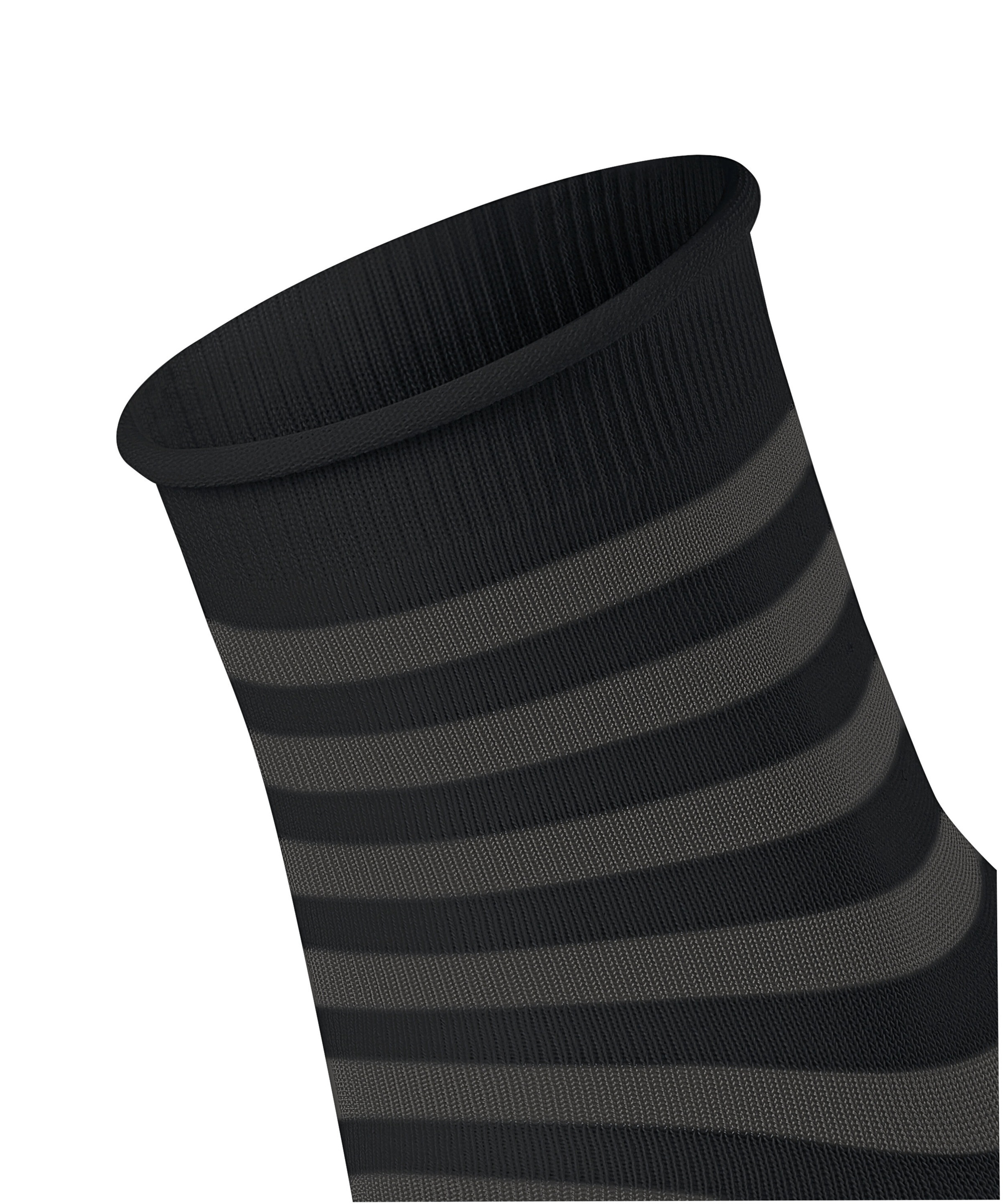 Burlington Chaussettes courtes »Swansea« taille unique 36-41, motif rayé moderne, bord-côte roulé