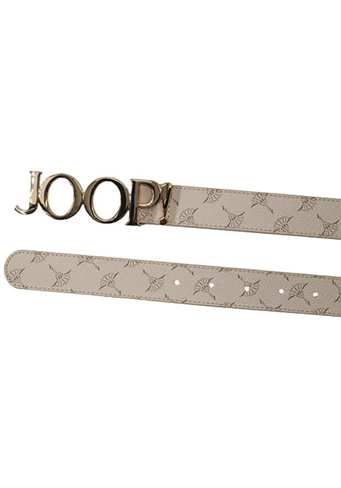 JOOP! Ceinture en toile réglable mit Cornflower-Alloverprint und Logo-Pin-Schliesse
