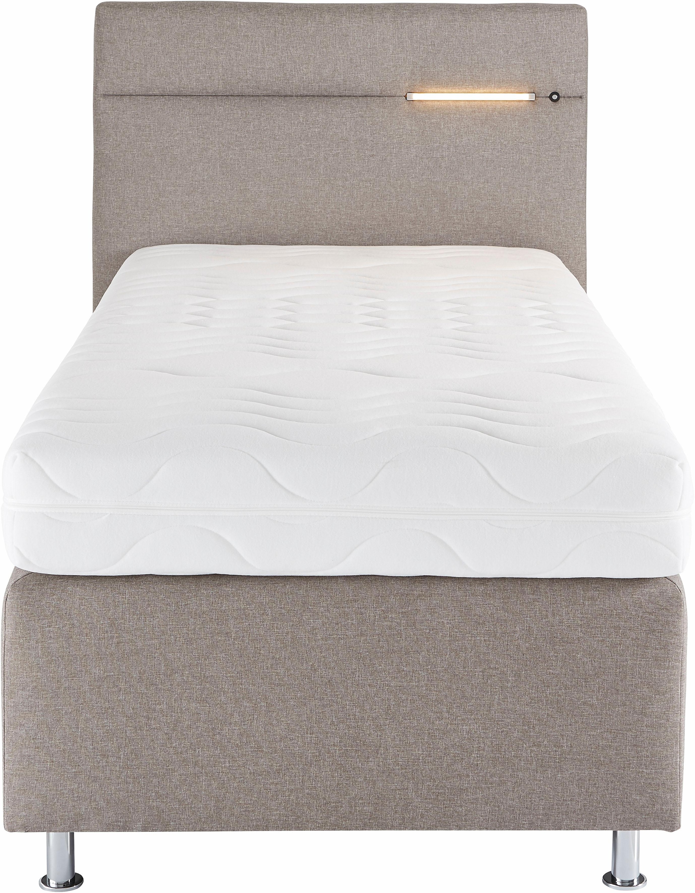 Westfalia Schlafkomfort Lit boxspring wahlweise mit LED-Beleuchtung