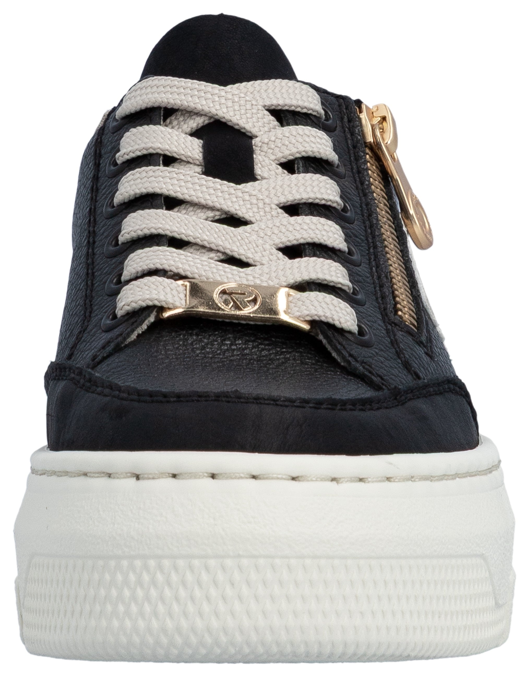 Rieker Baskets à plateforme  Schnürschuh, Halbschuh, Freizeitschuh mit seitlichem Reissverschluss