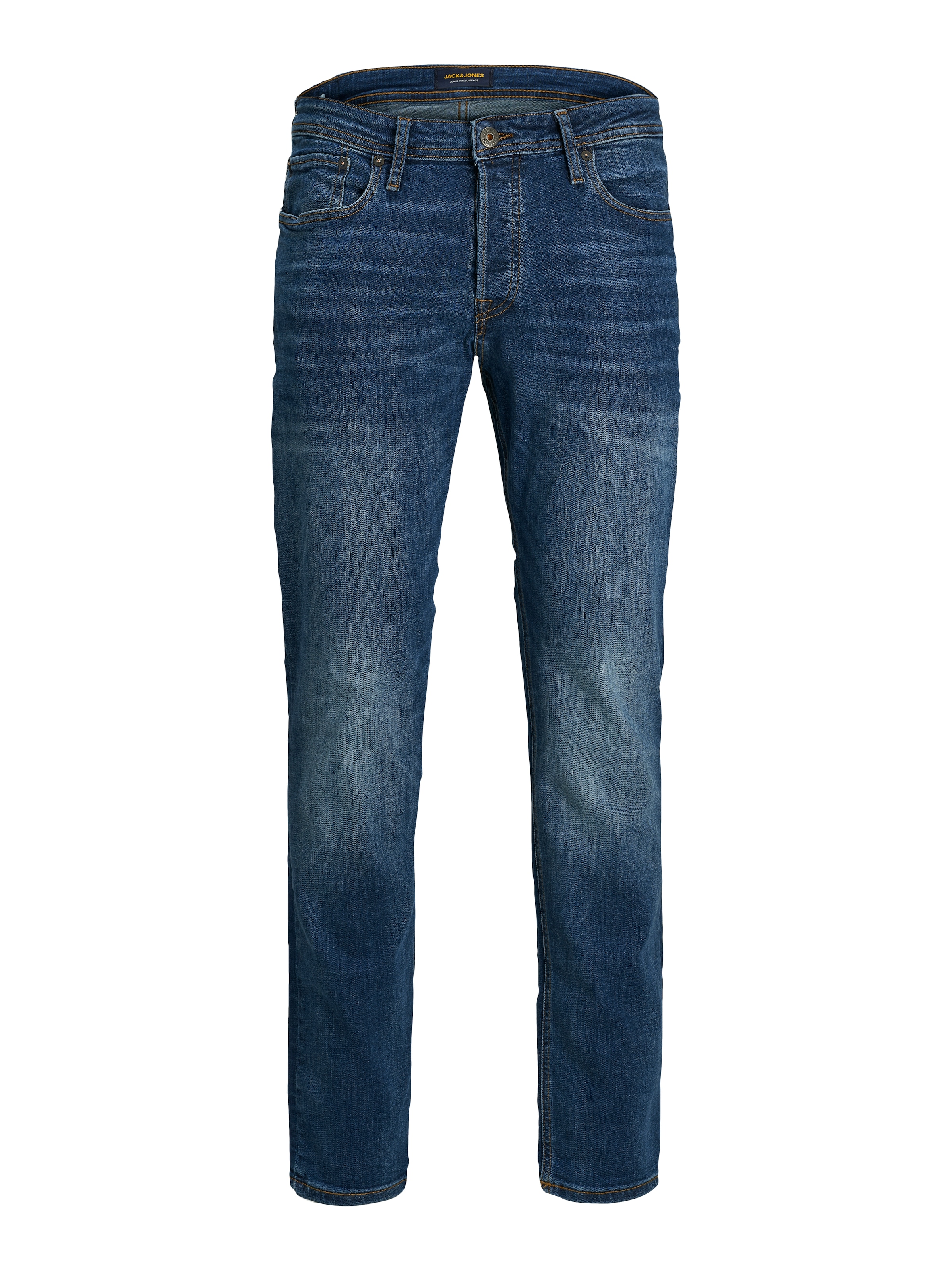 Jack & Jones Jeans slim »JJITIM mit Waschung und praktischen Taschen«, Abriebeffekte, modisch, slim fit, Denim
