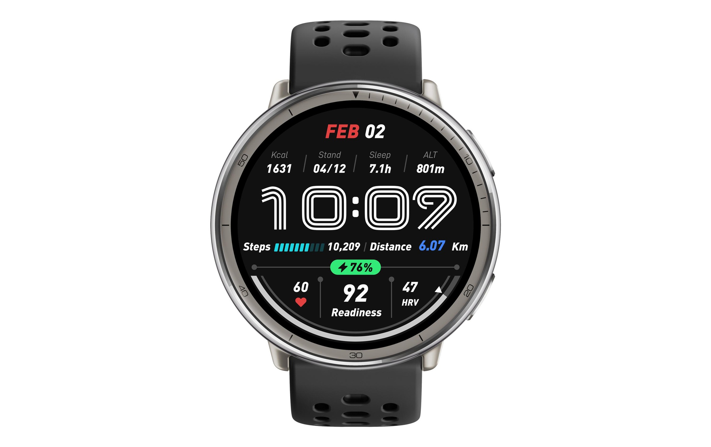 Amazfit Smartwatch »Active 2 Premium«(/ 1,32 ″) Zepp OS