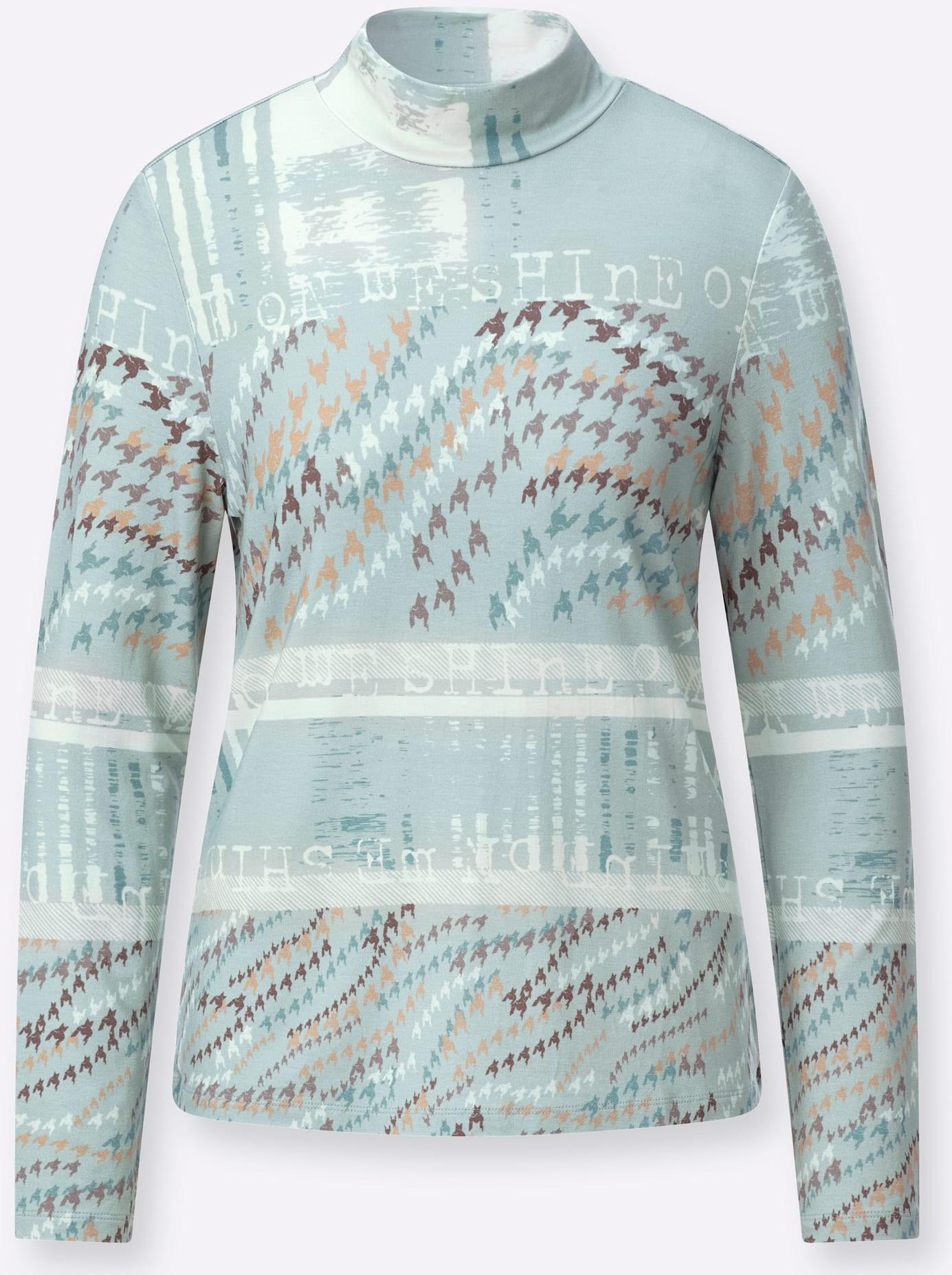 creation L T-shirt à col montant »Druck-Shirt« 1