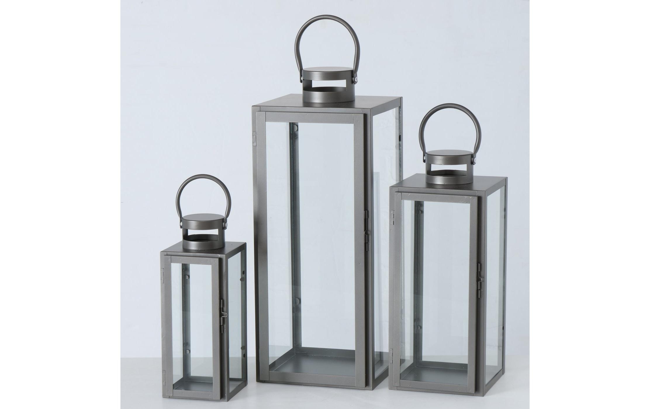 BOLTZE Kerzenlaterne »Arana 3-teilig«