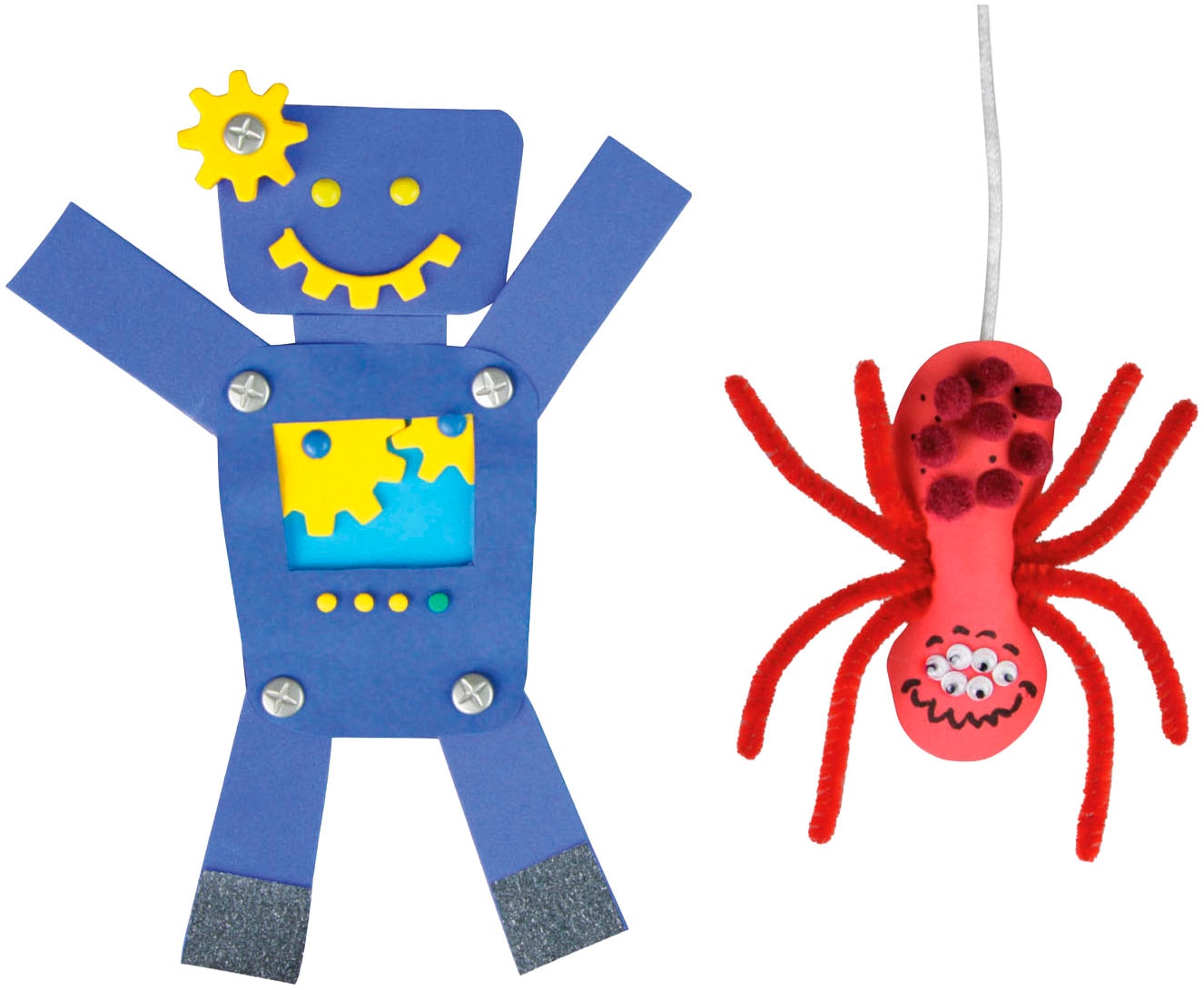 Lena® Kreativset »Bastelkoffer Jumbo, blau«