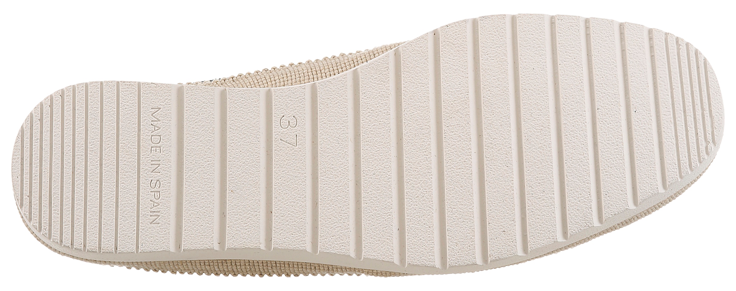 VERBENAS Slipper »NURIA«  espadrille, chaussure à enfiler, chaussure basse avec inserts stretch