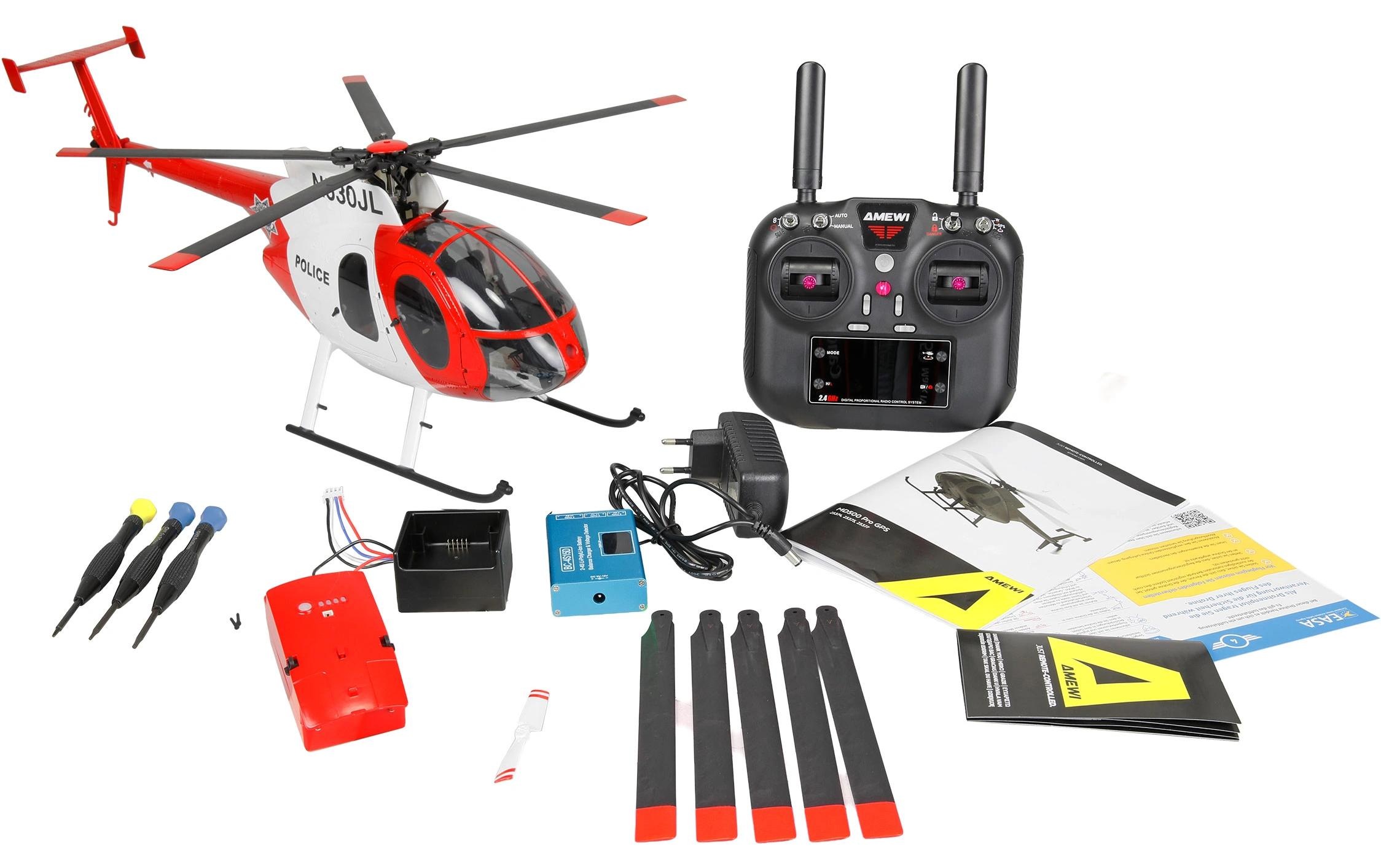 Amewi RC-Helikopter »MD500 Pro GPS Police RTF«