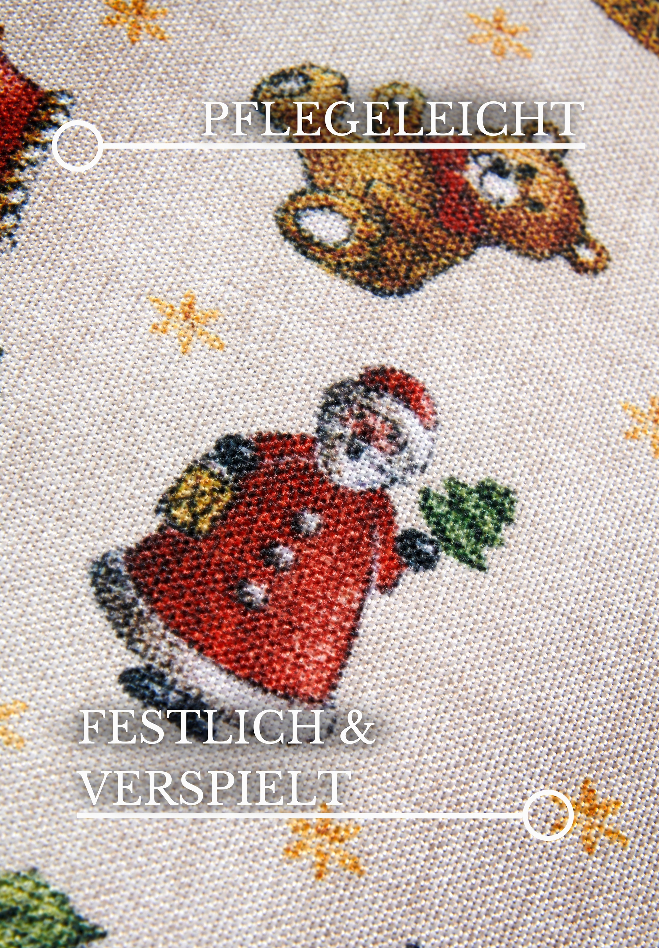 Villeroy & Boch Tapis »Nostalgic Toy's Delight, eckig, rund und Läufer« Rectangulaire 3 mm Höhe Weihnachten, Wohnzimmer, Flur, Geschenk, Toys Delight, Dekoration