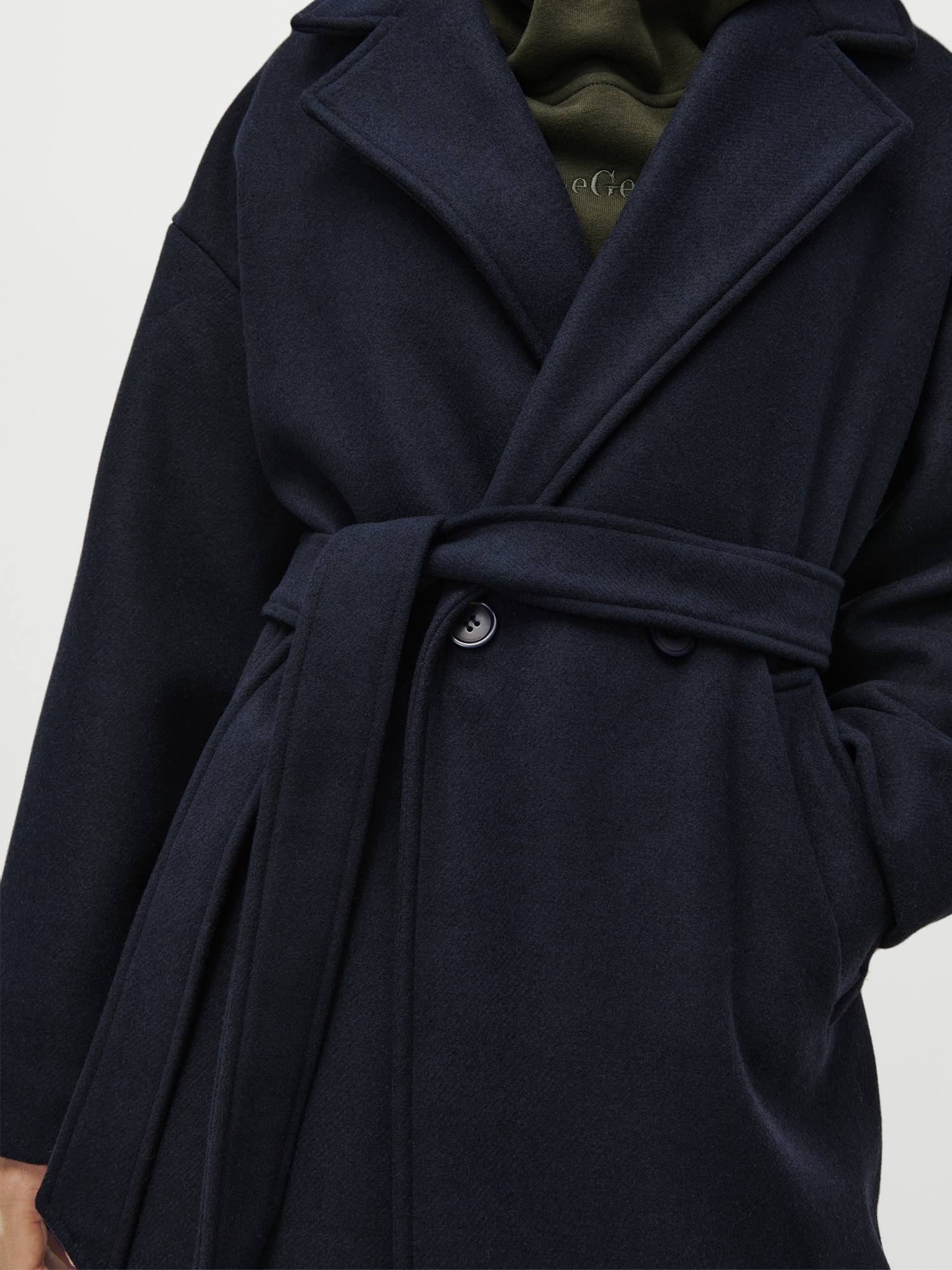 LeGer Langmantel »Betty, LeGer by Lena Gercke« Regular fit mit V-Ausschnitt