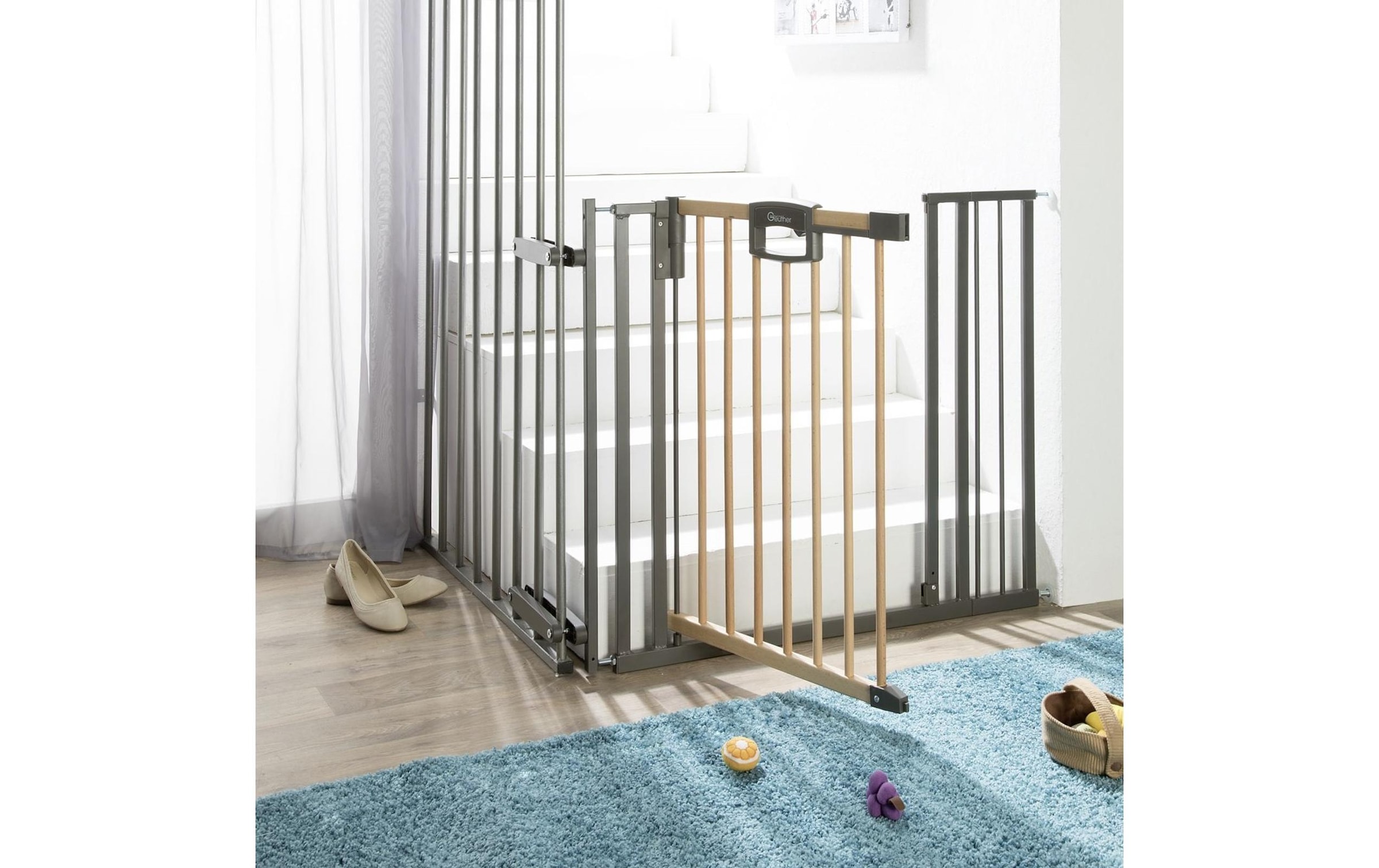 Geuther Türschutzgitter »zum Klemmen Easylock 84.5 cm - 92.5 cm«