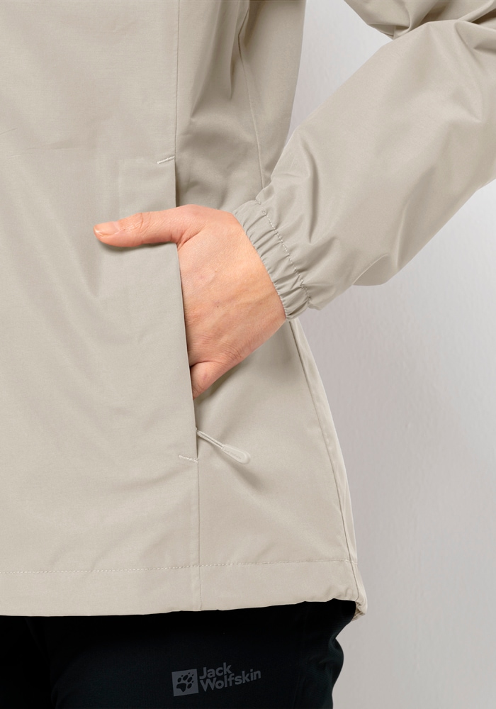 Jack Wolfskin Outdoorjacke »STORMY POINT 2L JKT W« mit Kapuze