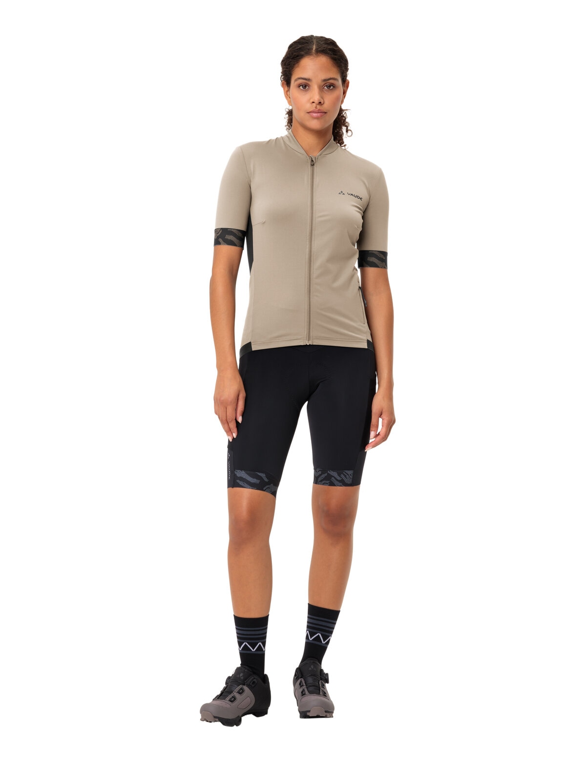 VAUDE Maillot de cyclisme »Wo Kuro FZ Tricot II« manches courtes, respirant, séchage rapide, col rond