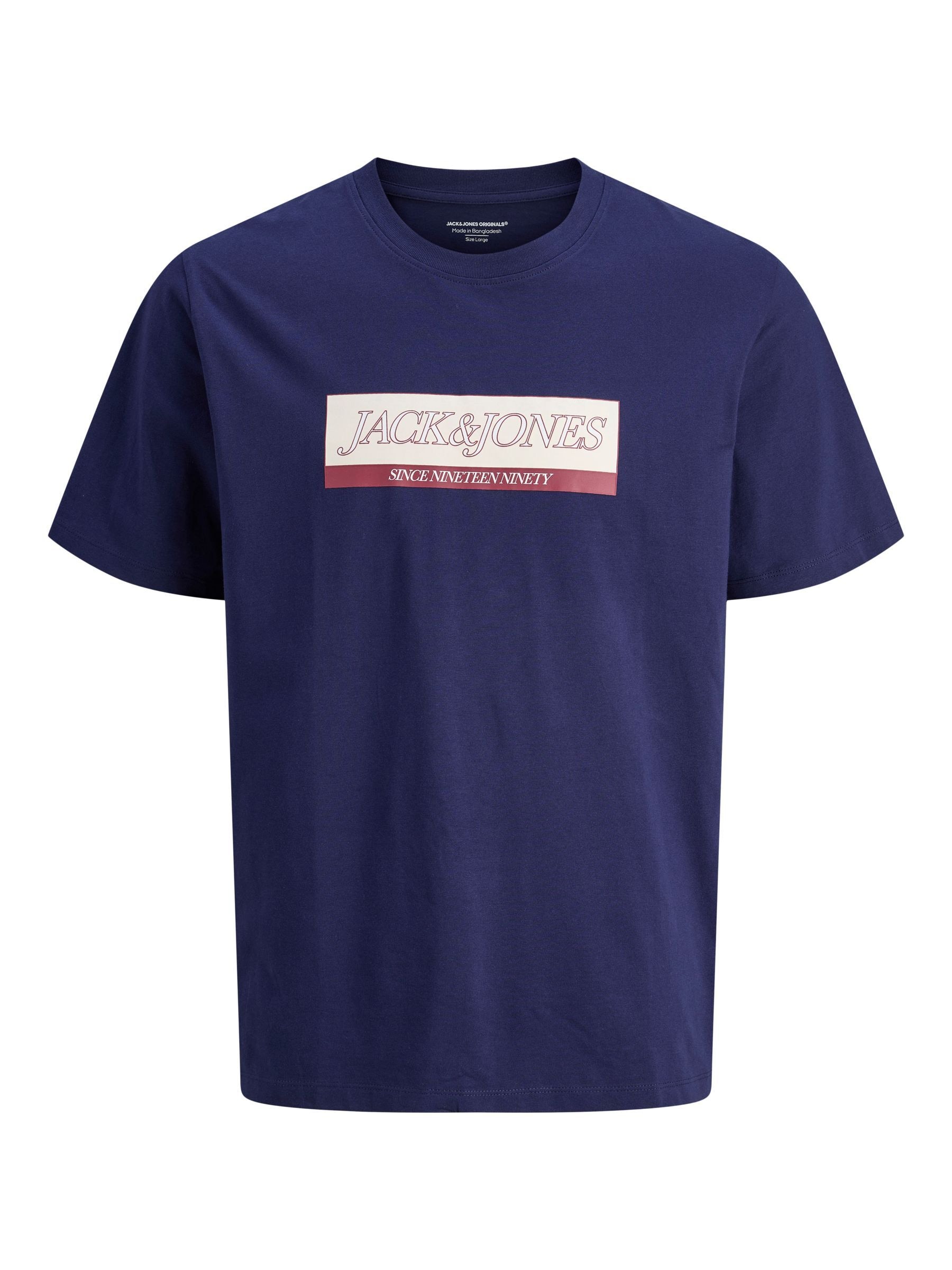 Jack & Jones Junior T-Shirt »JORINWOOD BLOCK BRAND TEE SS CN NOOS JNR«