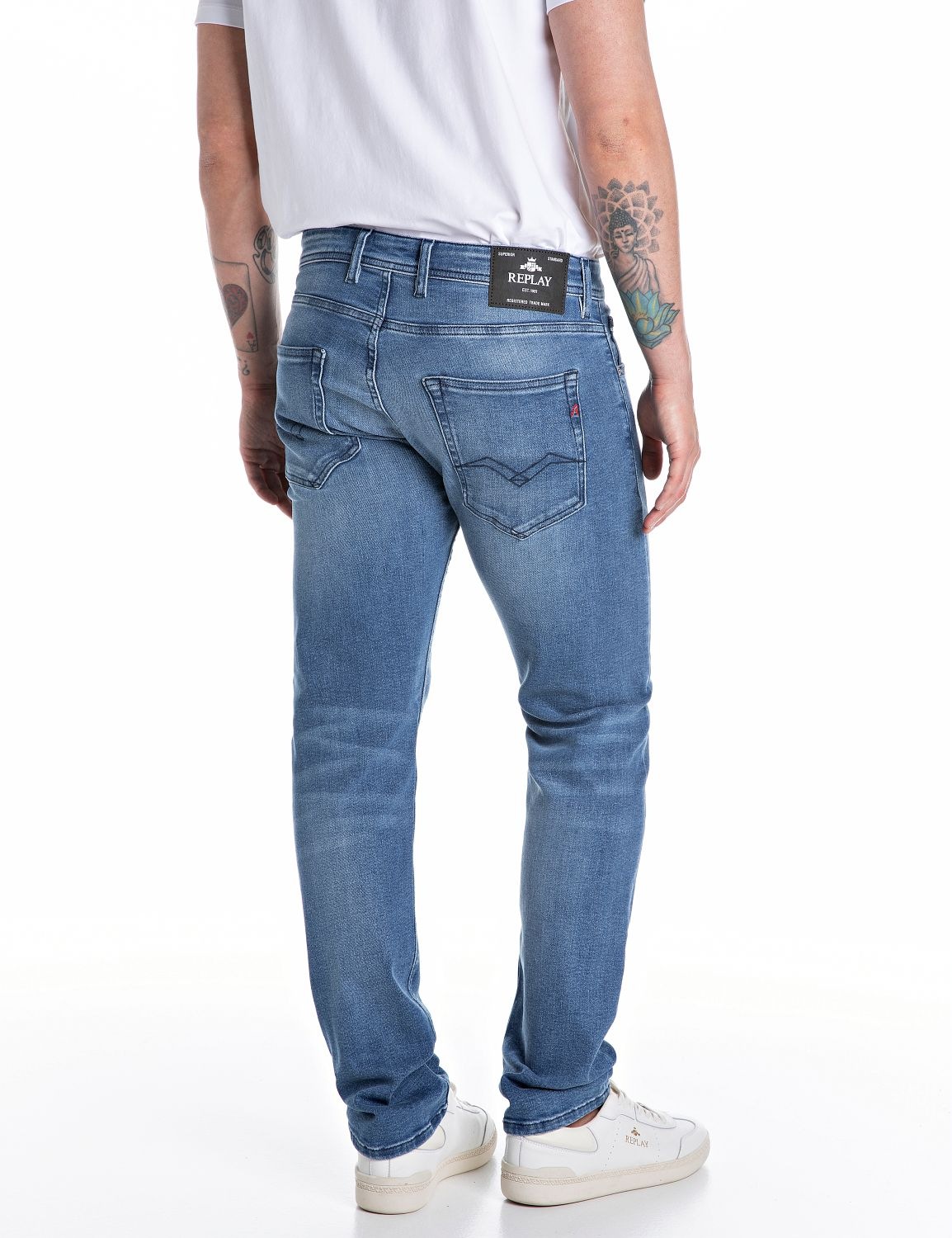 Replay Jeans droit »GROVER« in vielen verschiedenen Waschungen, mit Stretch