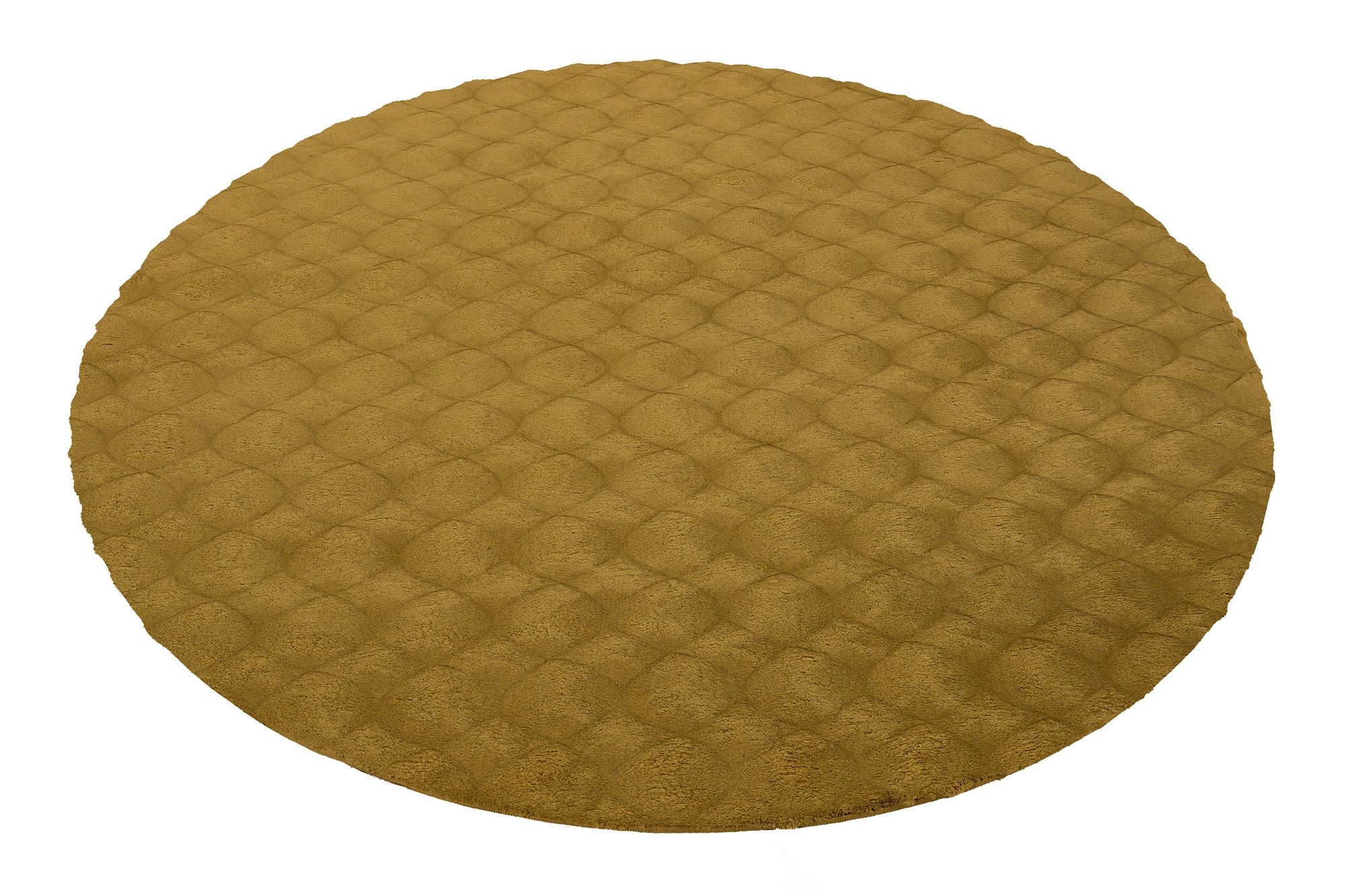 Obsession Tapis »Diamond Cut 800« Rond 30 mm Höhe Couleurs unies, effet haut-bas, doux et moelleux