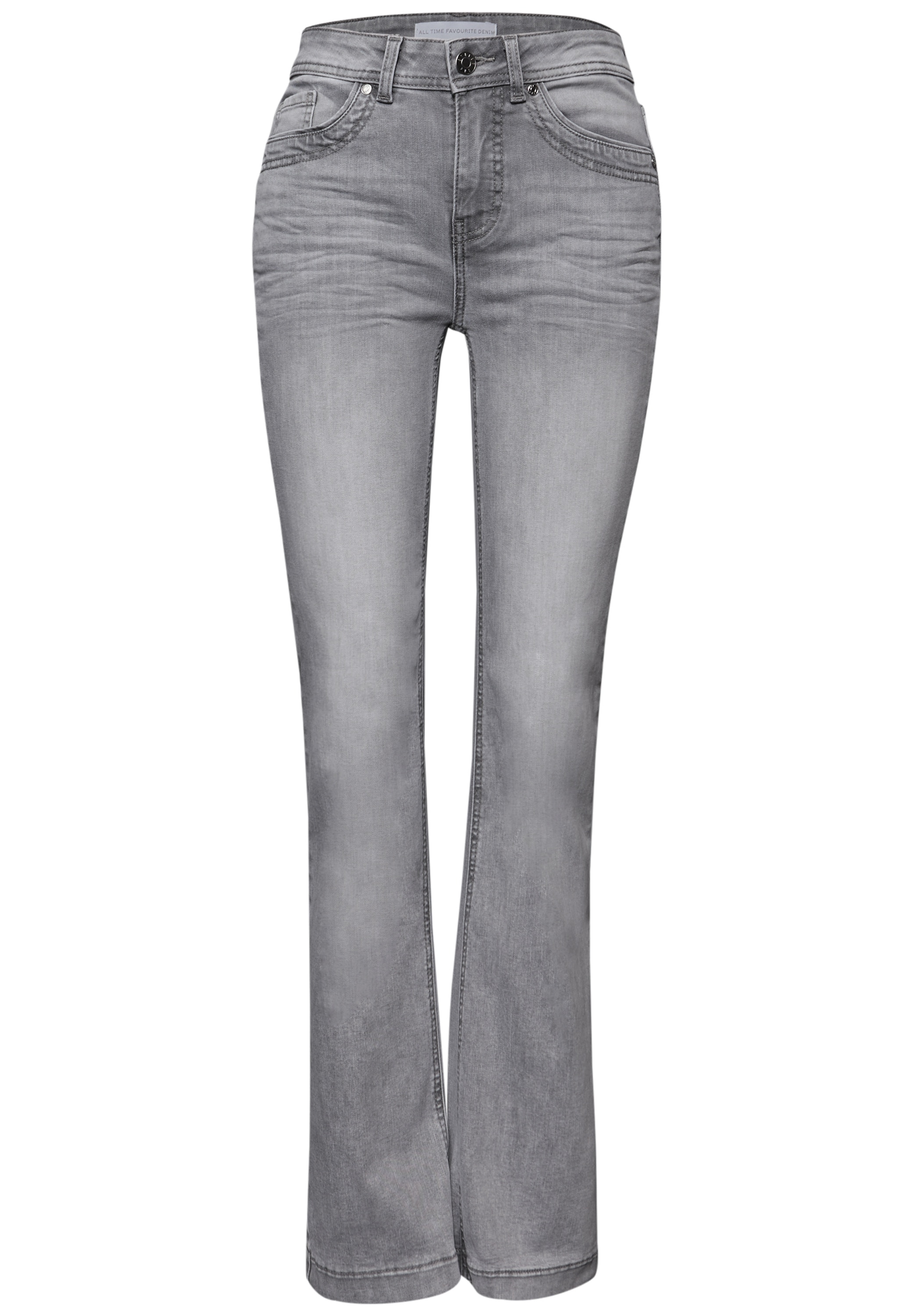 STREET ONE Bootcut-Jeans »Style Blaire« 5-Pocket-Style, mit Viskose und Stretch