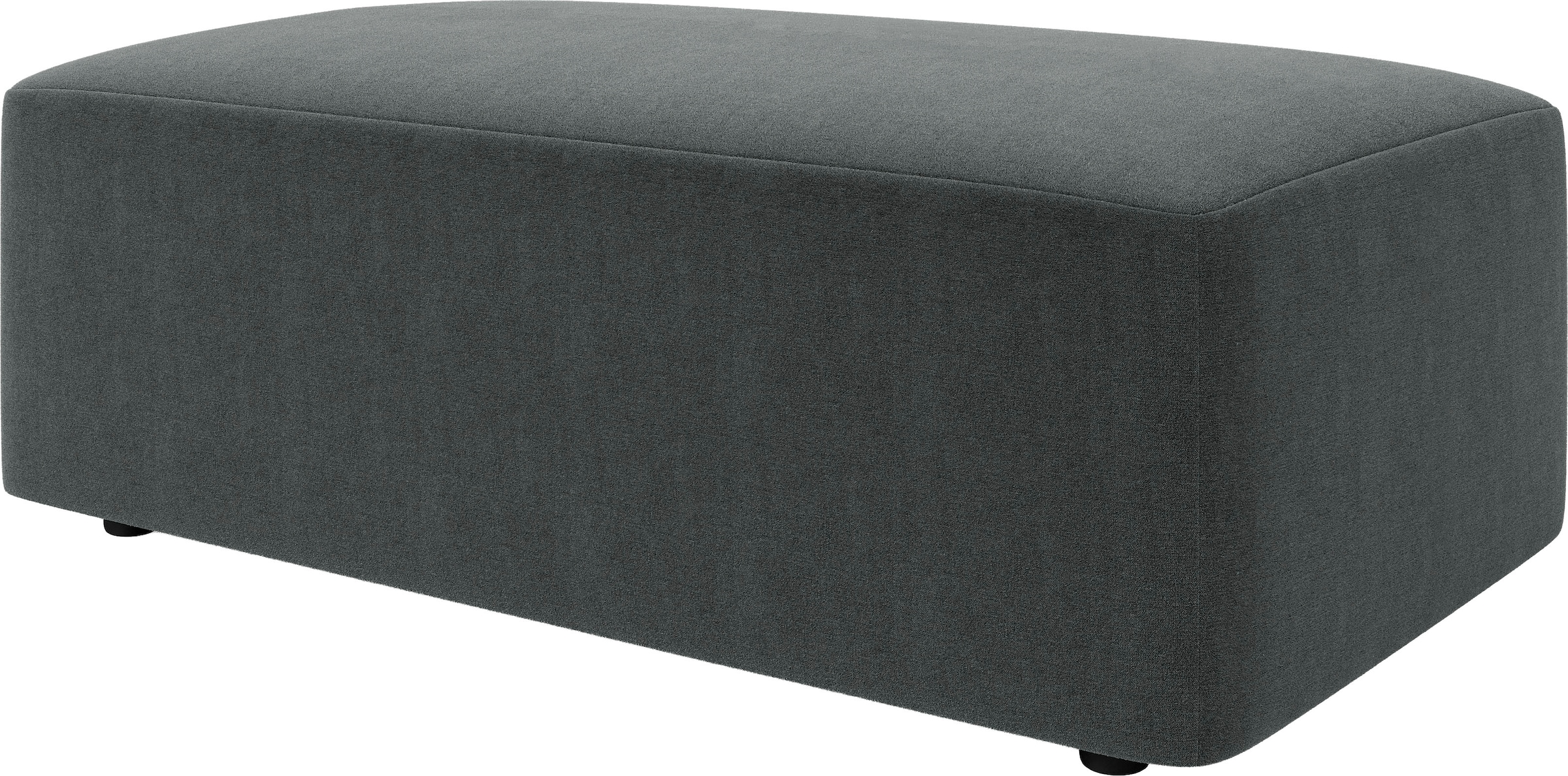 TRENDMANUFAKTUR Tabouret »Wien, XXL Polsterhocker, passende Ergänzung zur Serie« en velours côtelé tendance, largeur généreuse de 112 cm