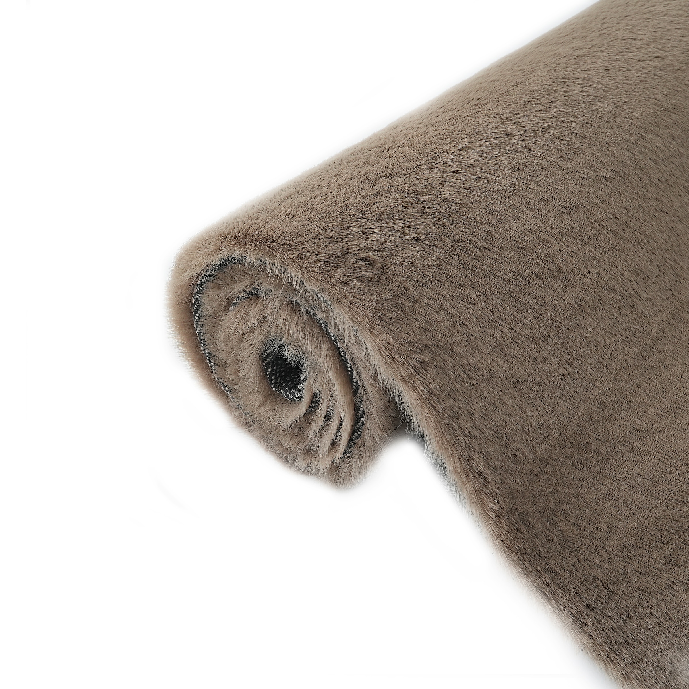 Bruno Banani Fellteppich »Rabbit 2, Kunstfell Teppich, Modern« rechteckig 25 mm Höhe Kaninchenfell-Haptik, sehr weich, Wohnzimmer, Schlafzimmer, Esszimmer