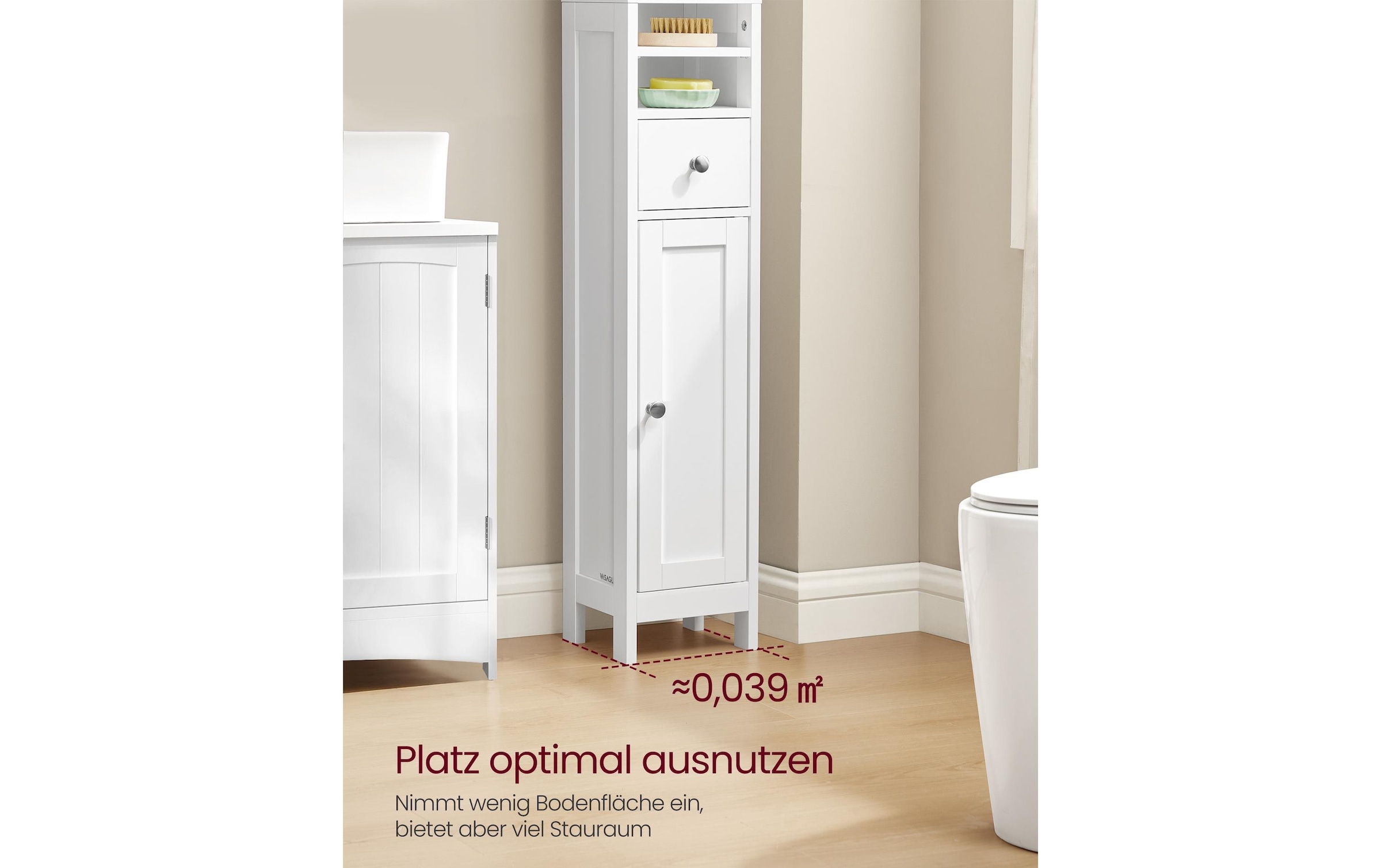 VASAGLE Kommode »Landhausstil 21,4 x 180 cm«