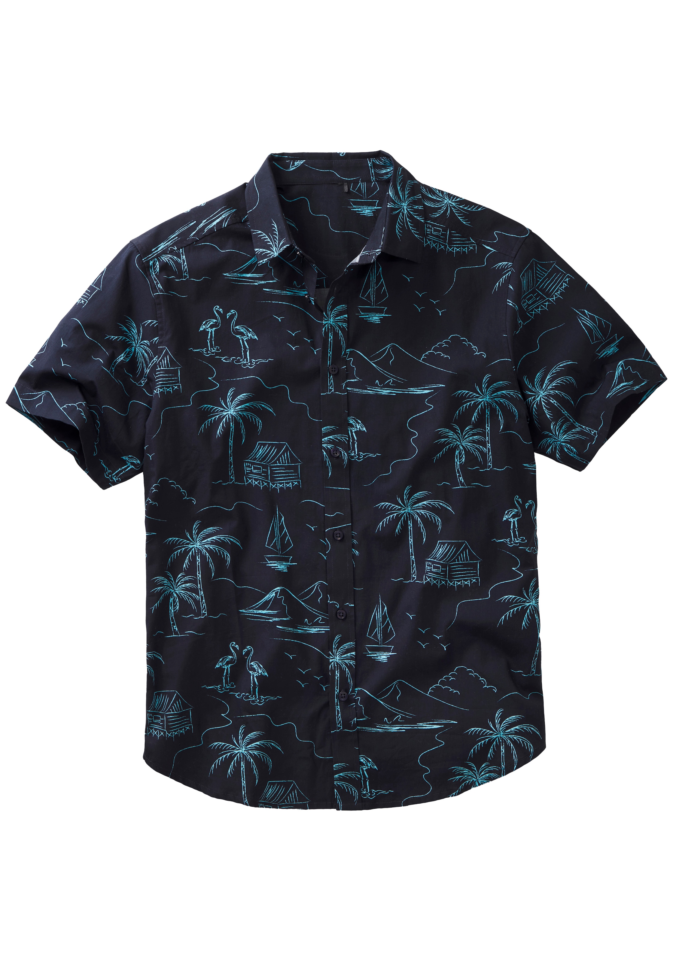 John Devin Chemise hawaïenne », Kurzarmhemd bedruckt«